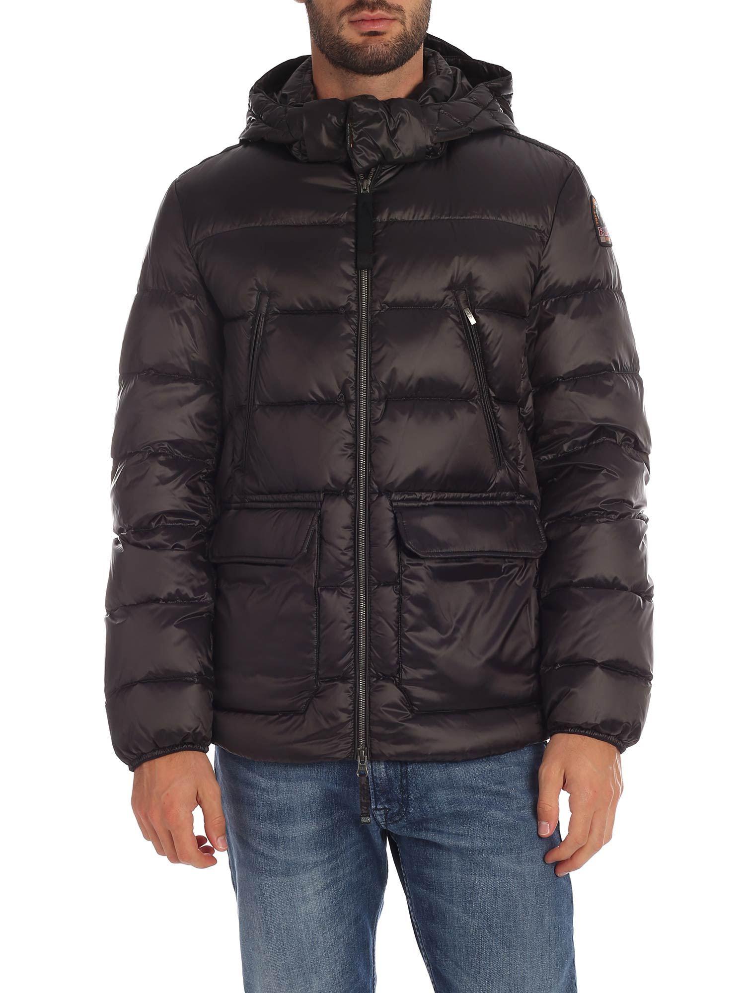 Parajumpers greg high gloss down jacket black shop