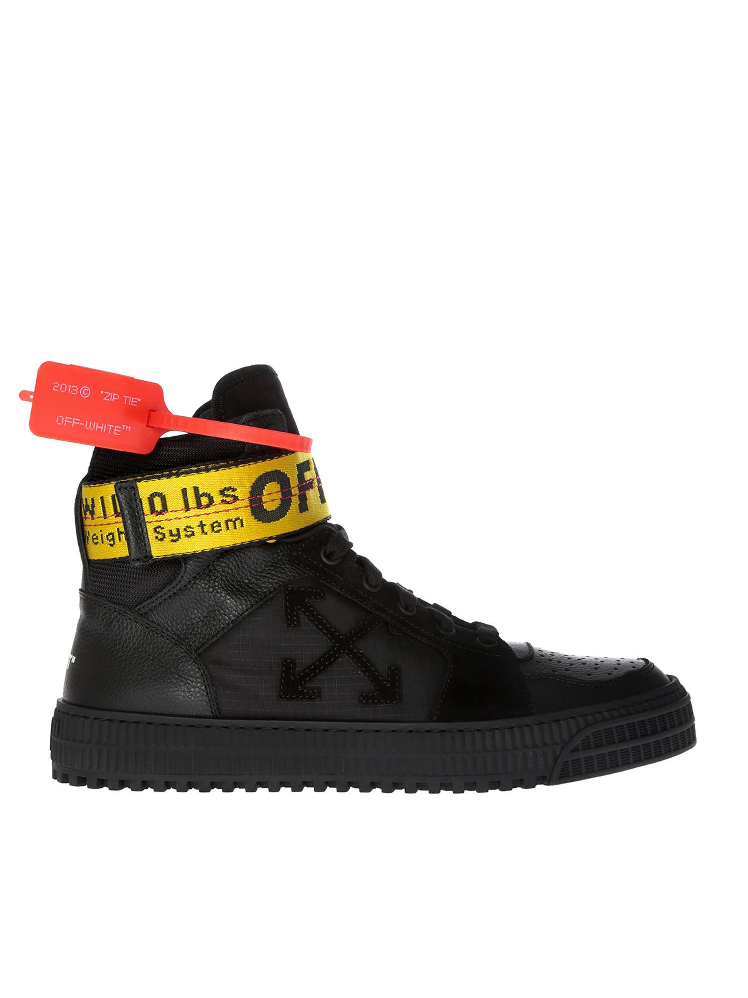 off white industrial high top sneaker