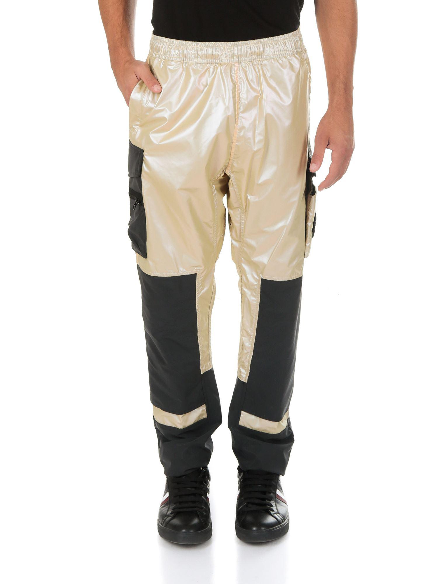 gold cargo pants