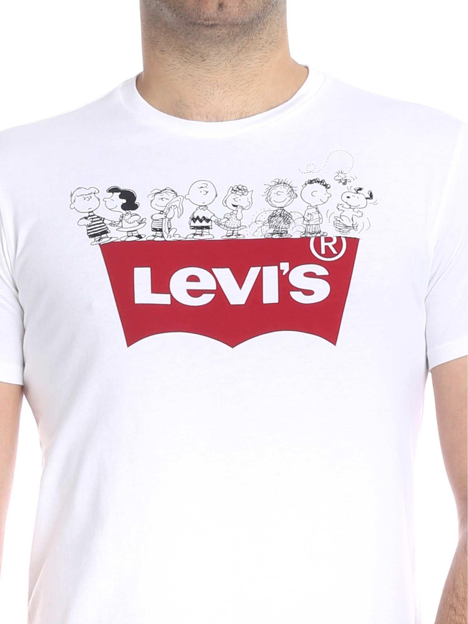 t shirt levis peanuts