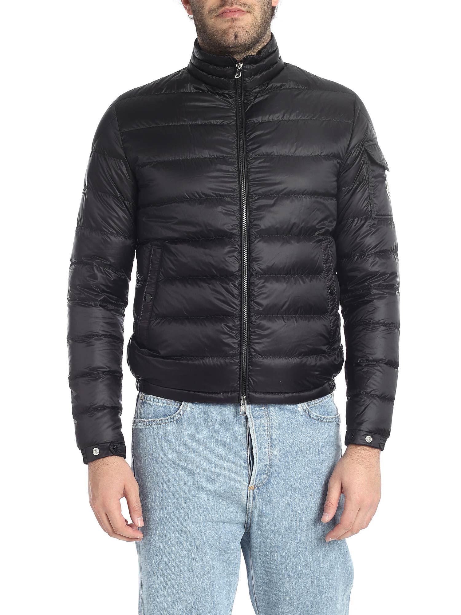 Moncler Synthetic Lambot Black Down Jacket for Men - Lyst