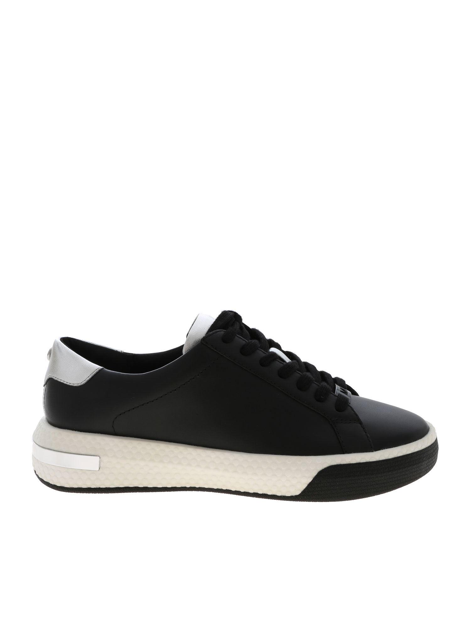 michael kors black platform sneakers