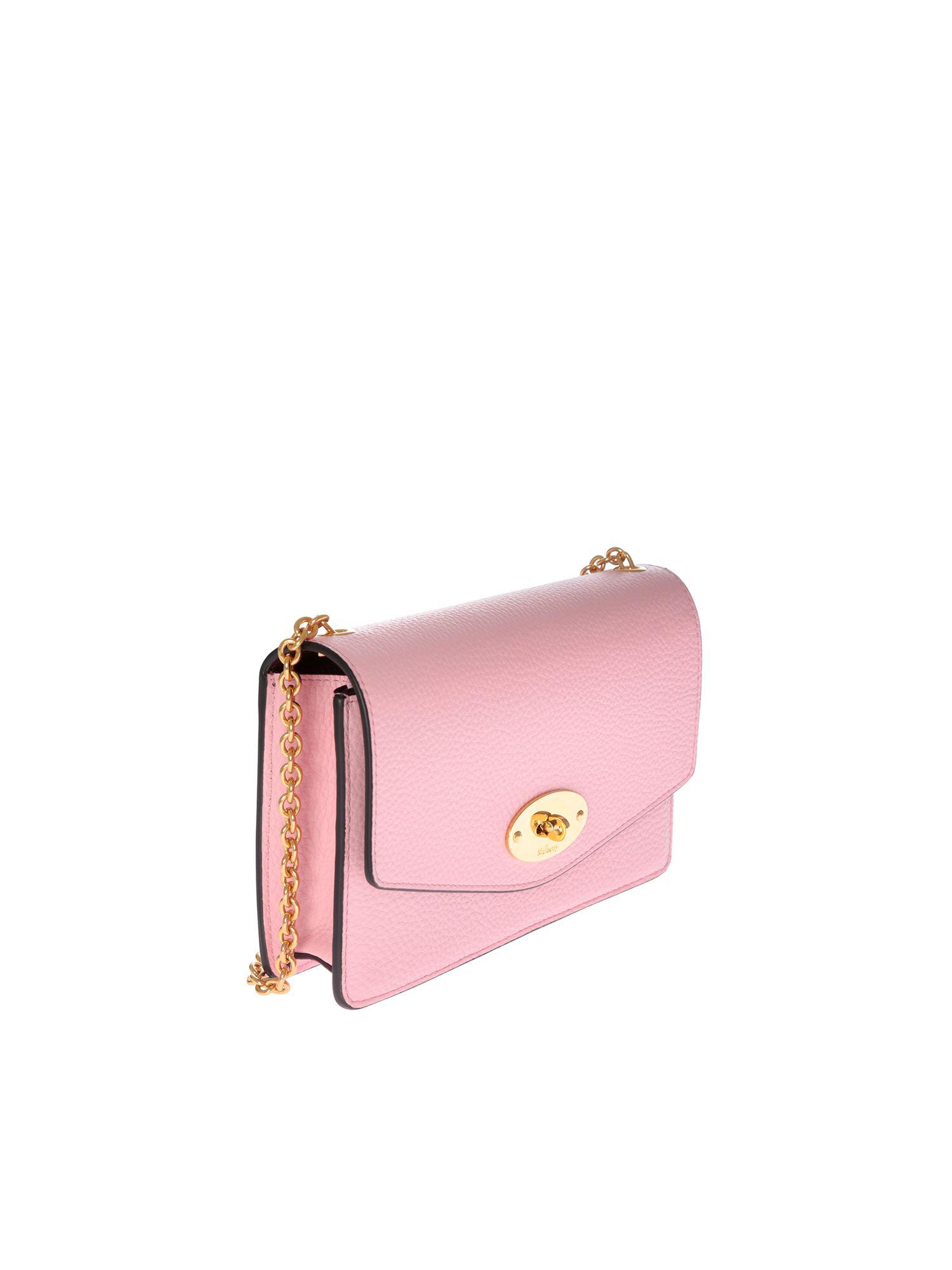 Mulberry Leather Small Darley Pink Bag Lyst
