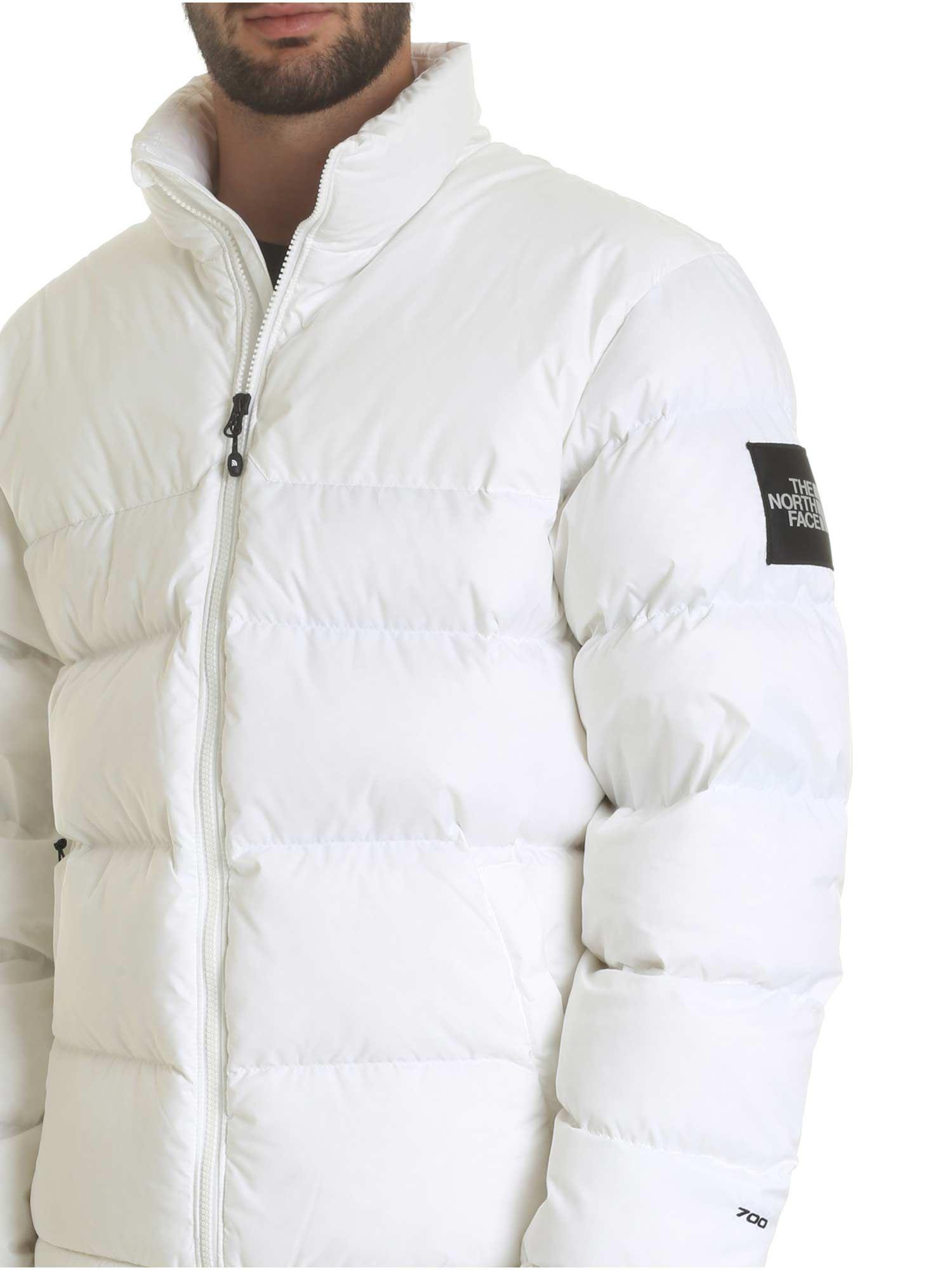 north face nuptse bianco