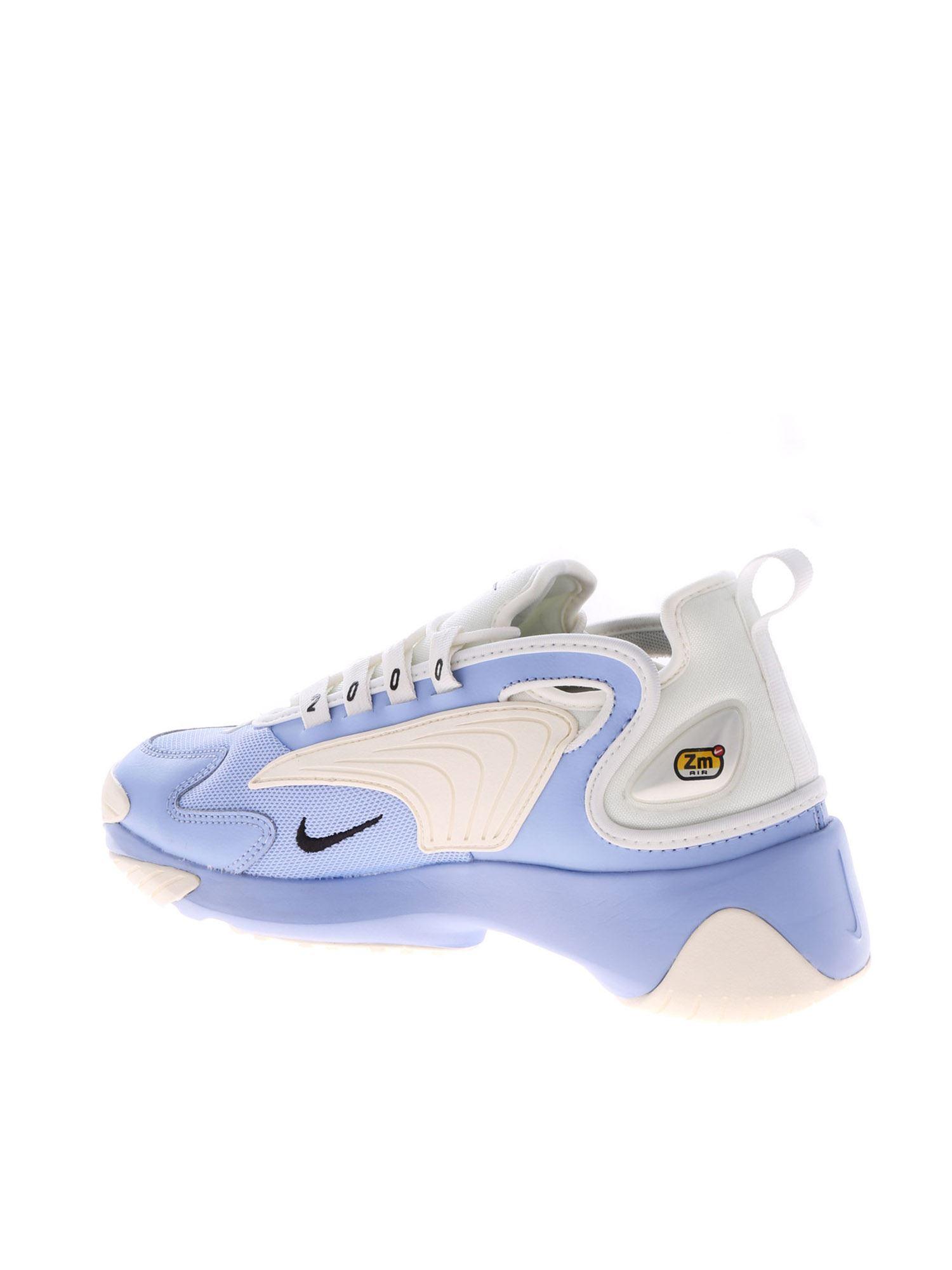 nike zoom 2k blue and white womens