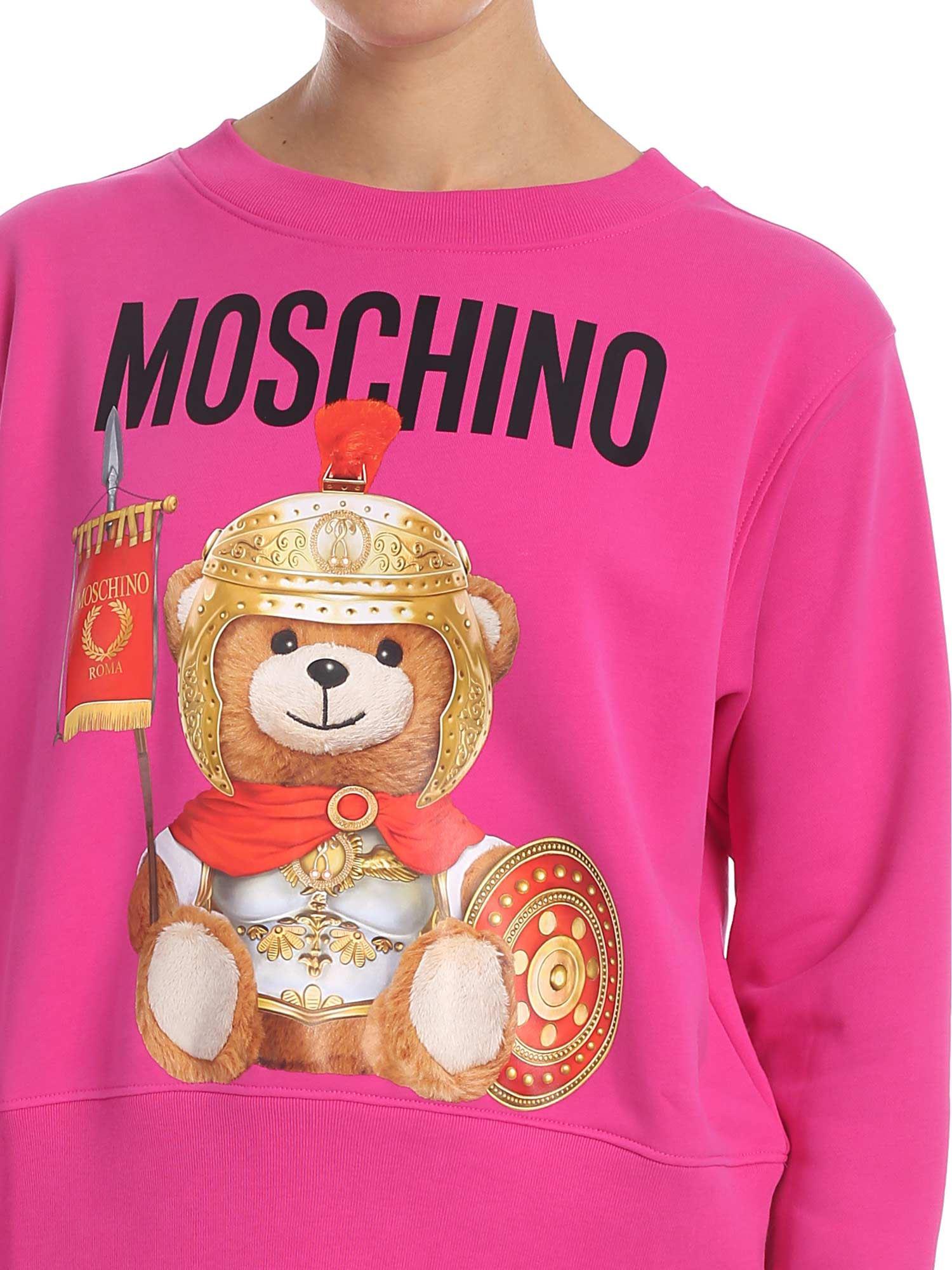 Moschino Bonnet Femme Teddy Bear 65336M2799009 Laine Fuchsia