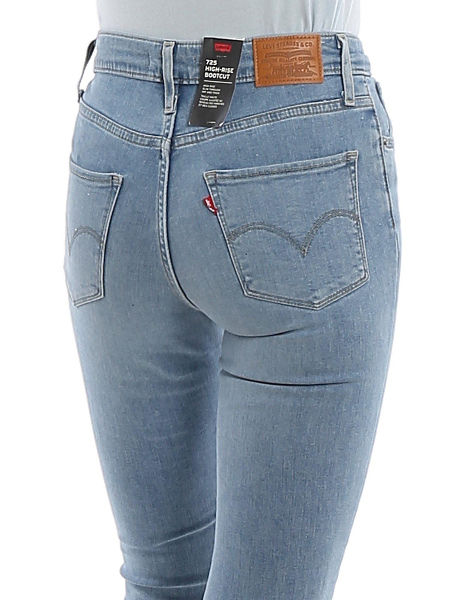 Levi's Levi's 725 Denim High Rise Bootcut Jeans in Light Blue (Blue) - Lyst