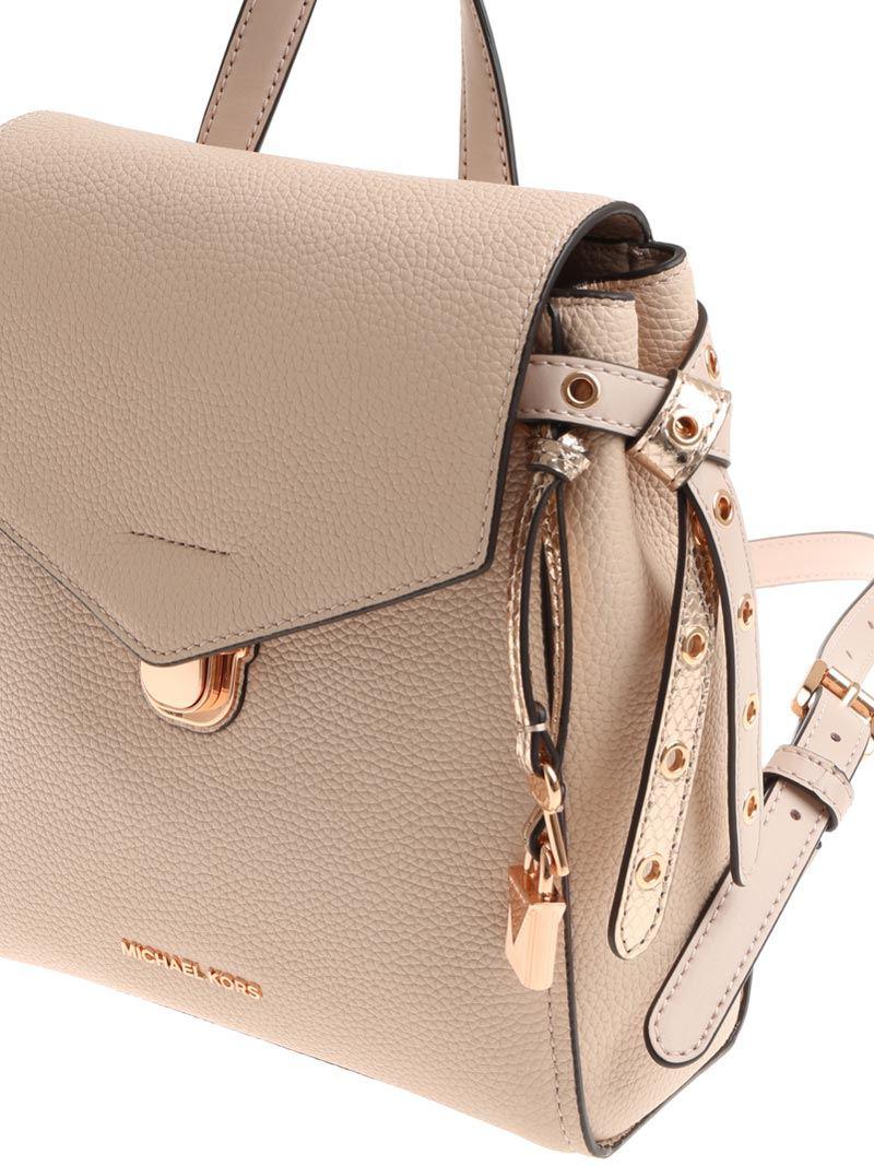 Michael Kors Leather Powder Pink Bristol Backpack Lyst