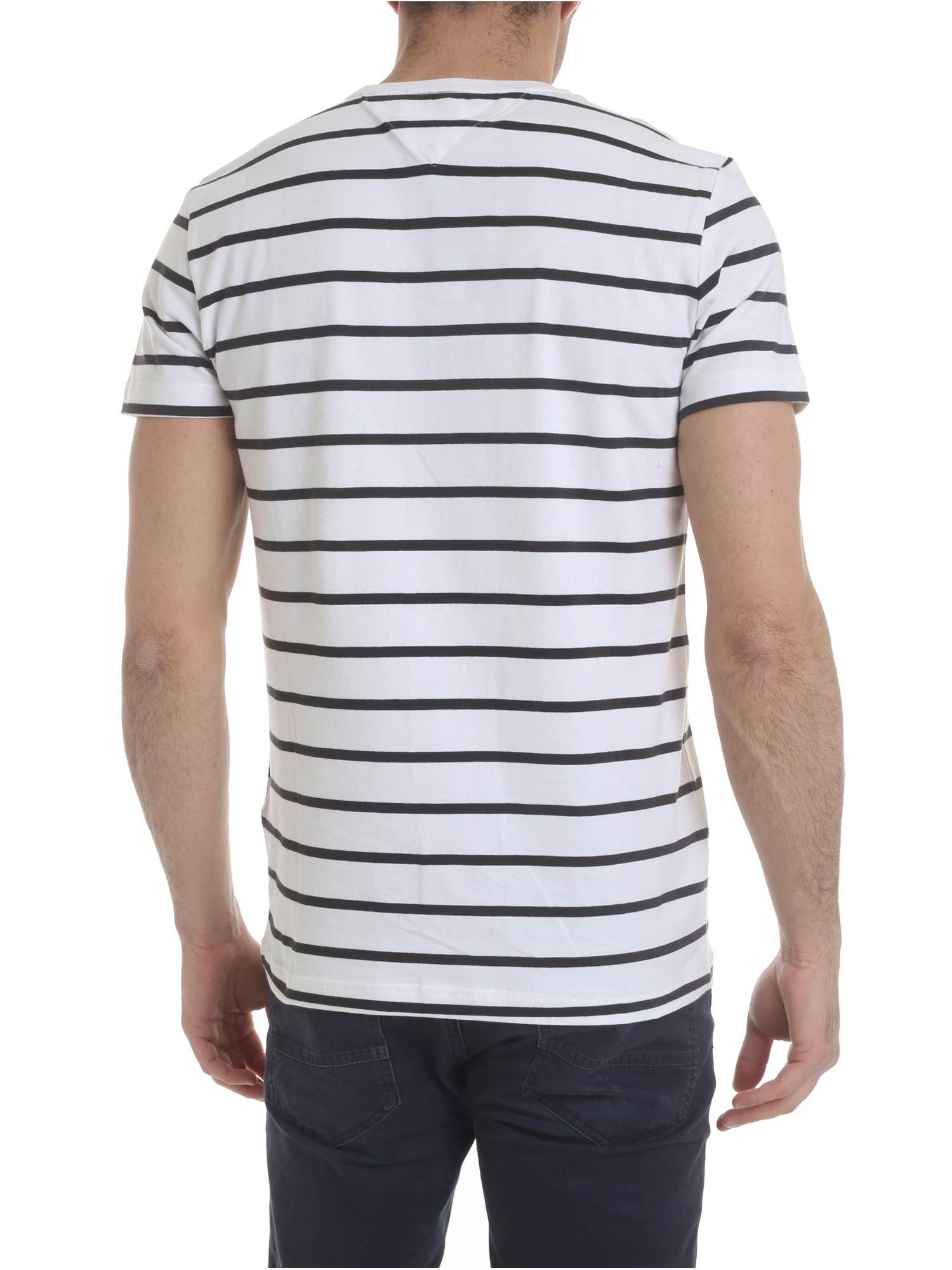 tommy jeans striped t shirt