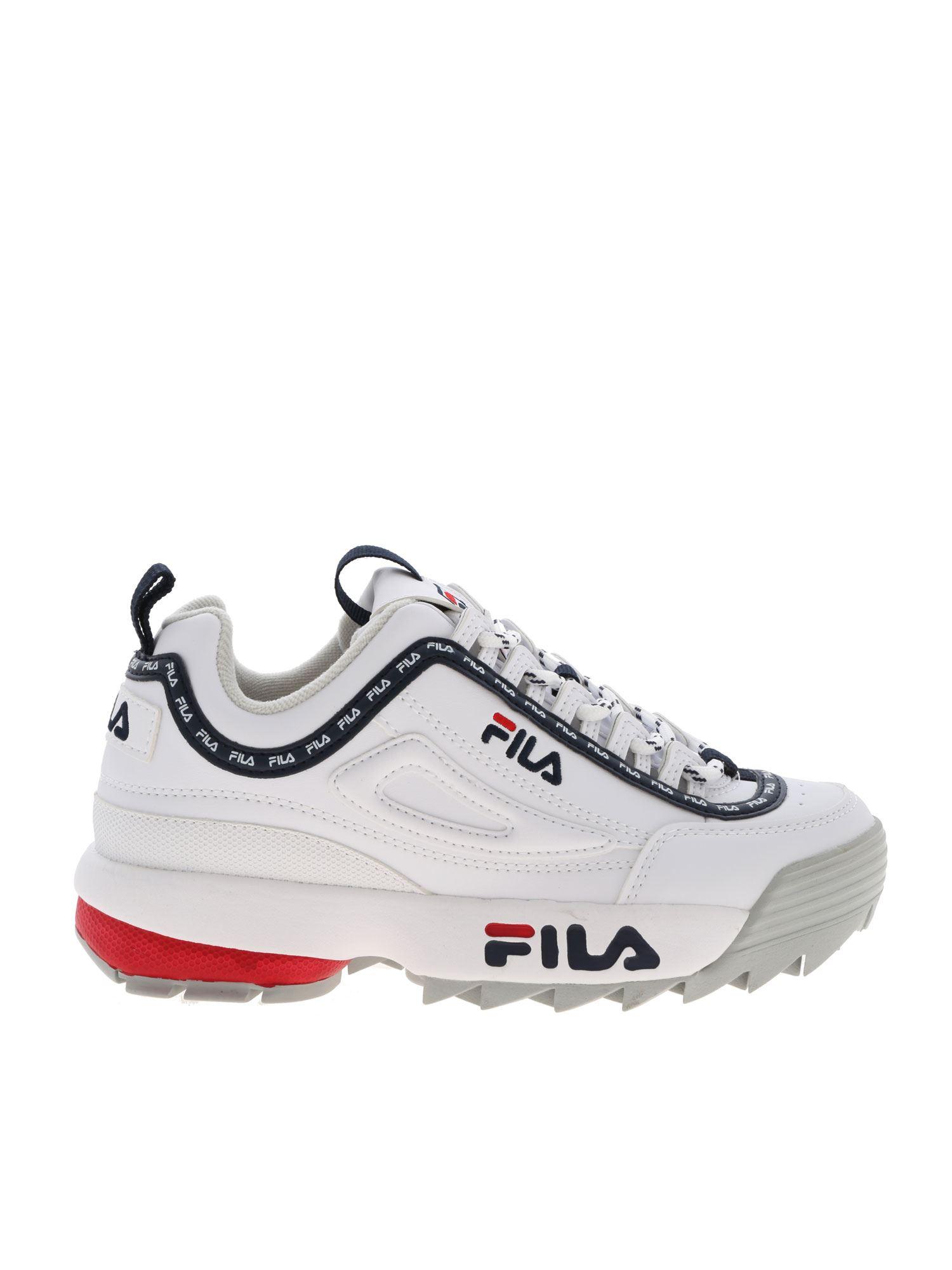 Fila Disruptor Logo Low Wmn Women's Shoes (trainers) In White Lyst