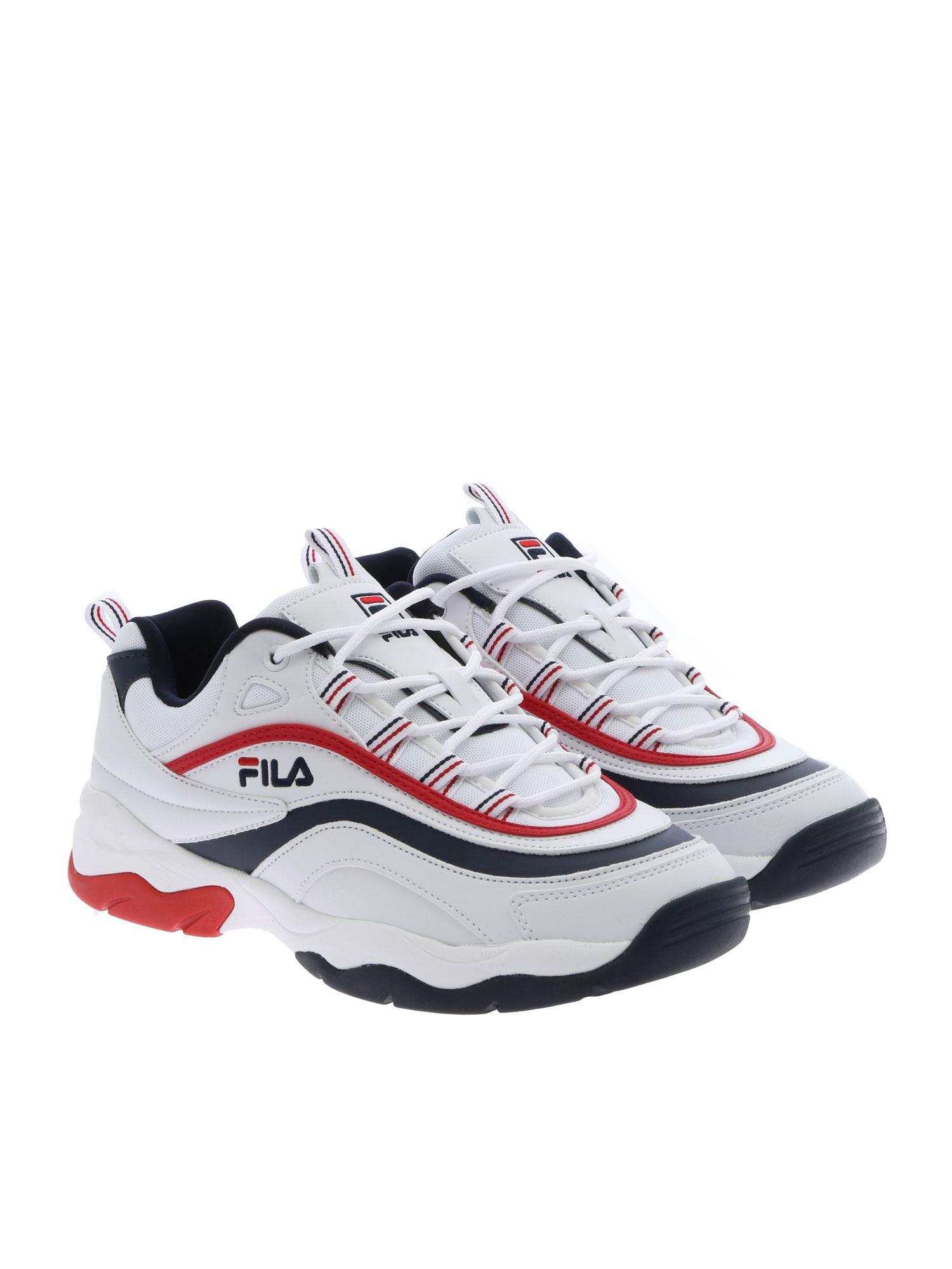 fila ray low men white