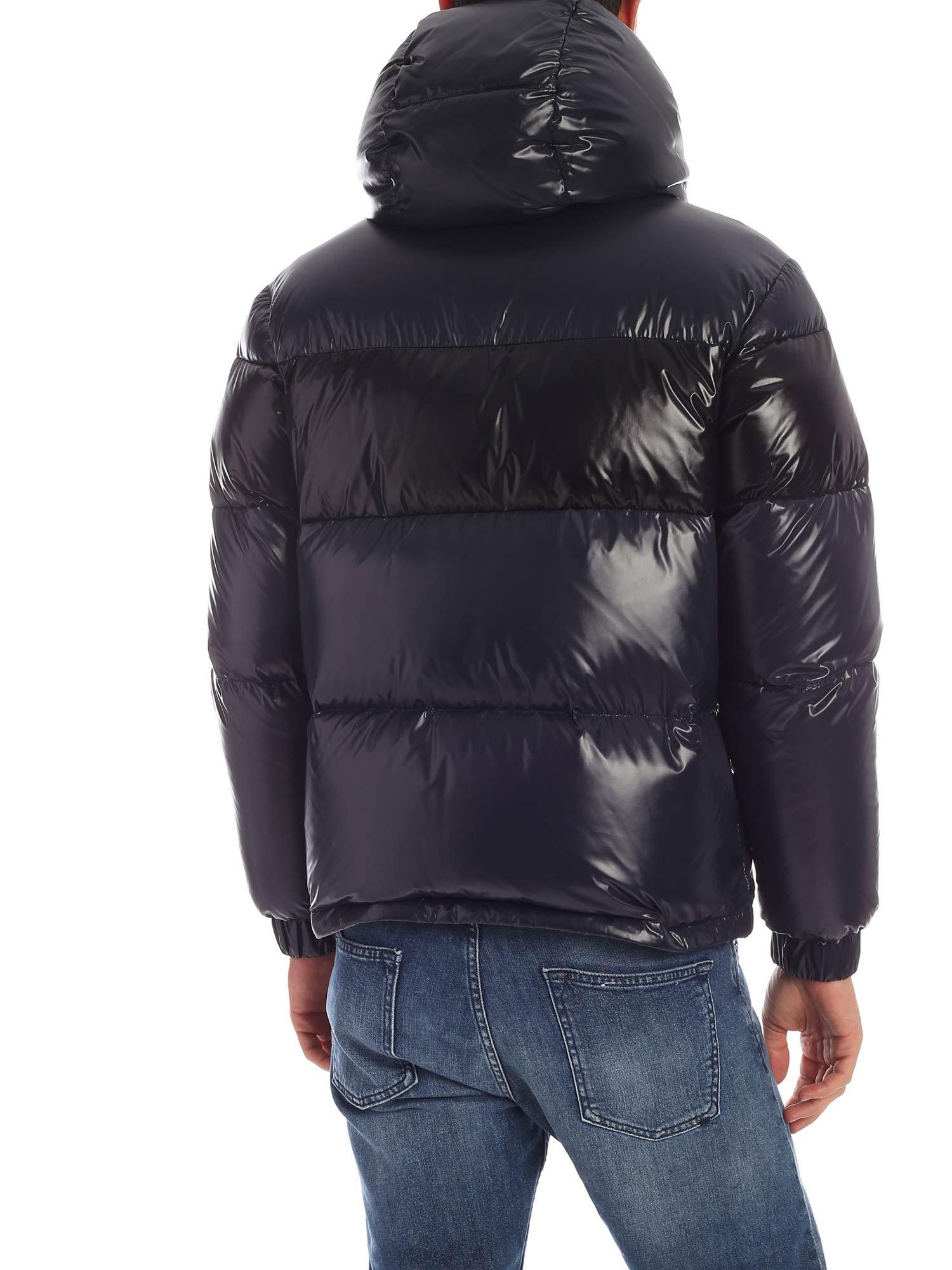 Moncler Synthetic Gary Down Jacket In Dark Blue Color for Men - Lyst