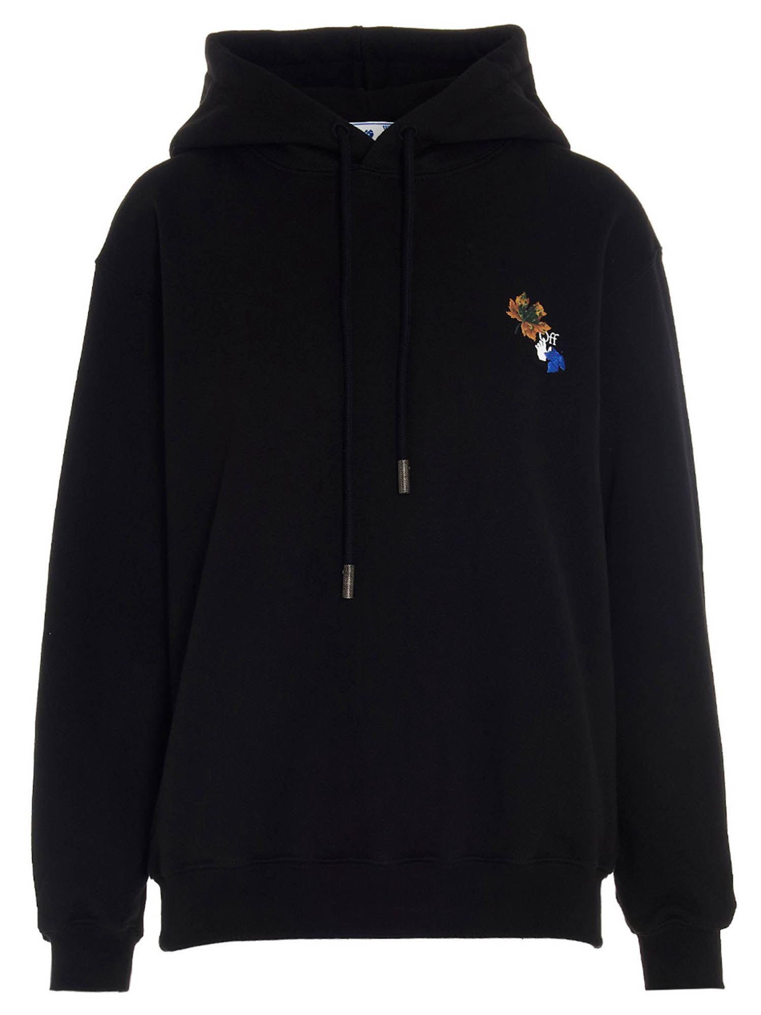 off white leaf hoodie