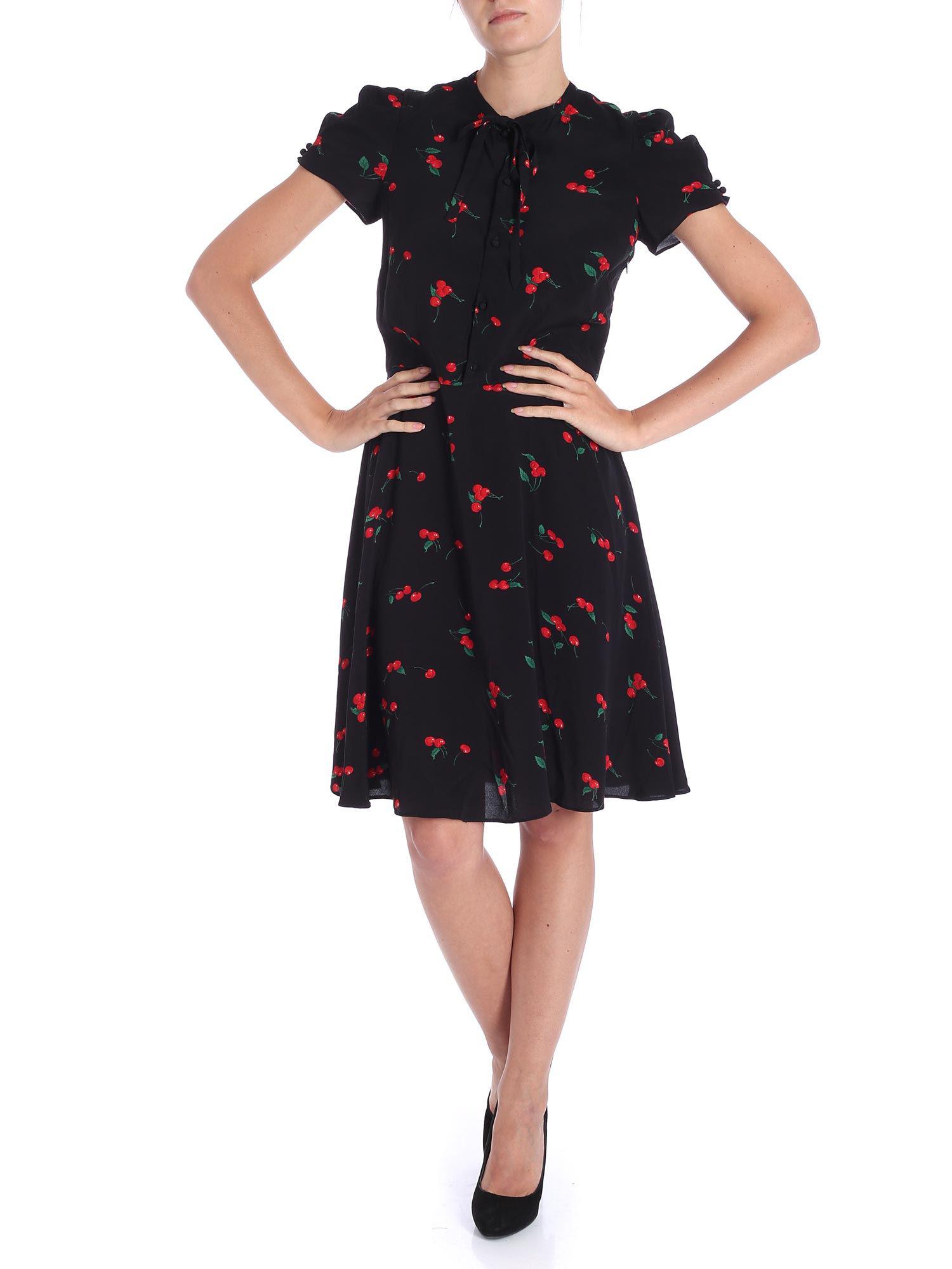 ralph lauren cherry print dress