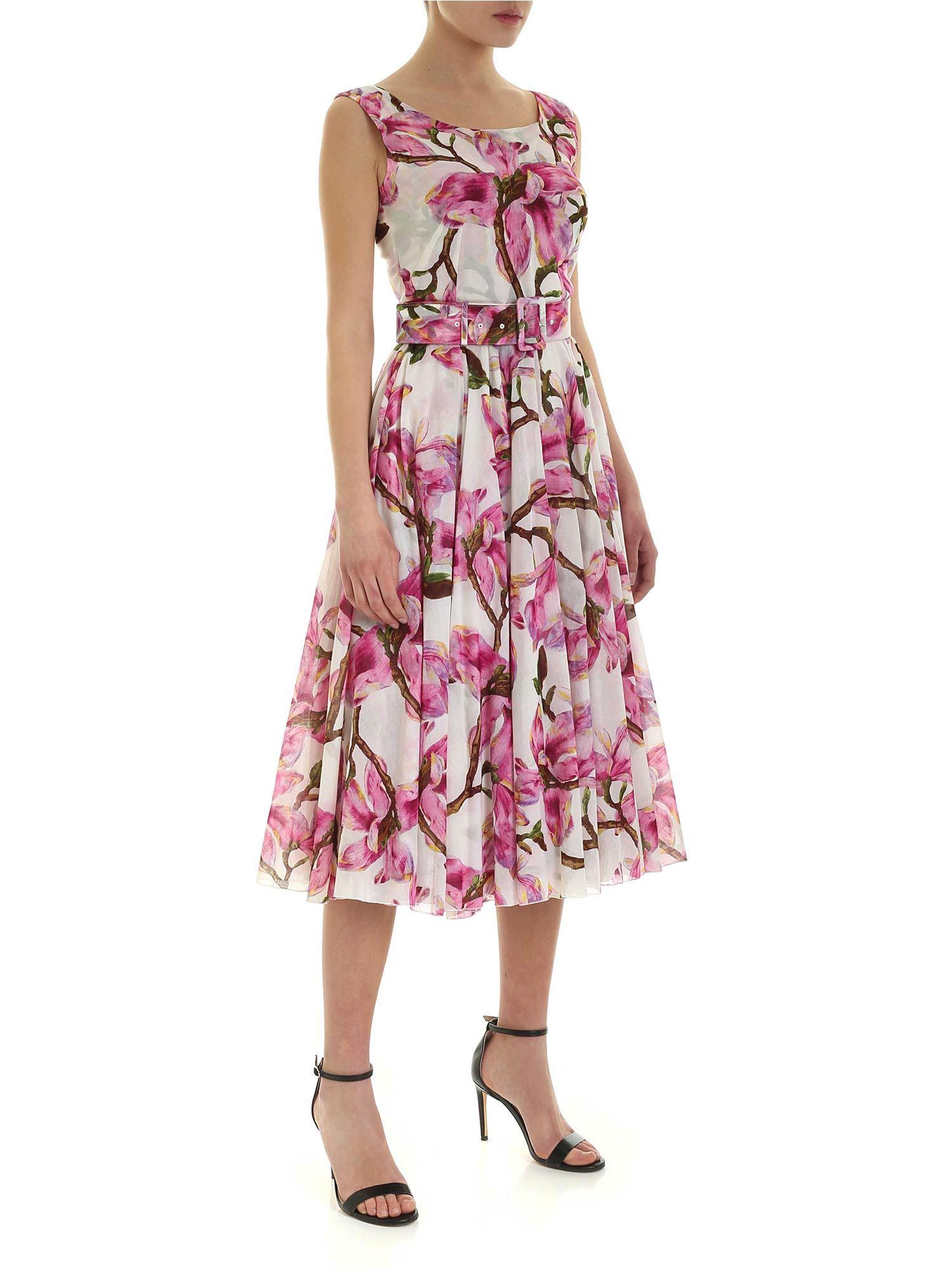 Samantha Sung Aster Magnolia Blossom Dress in White - Lyst