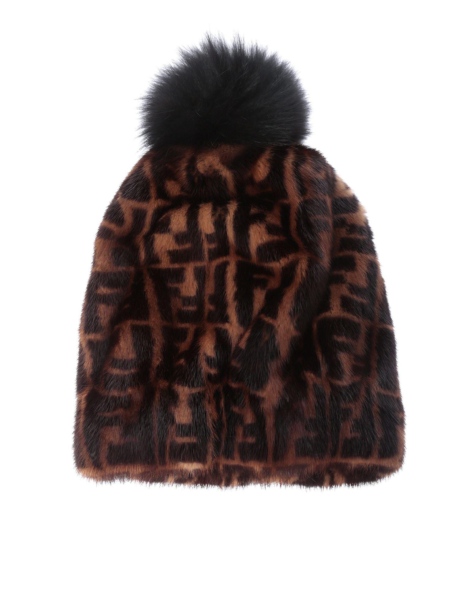 fendi mink hat