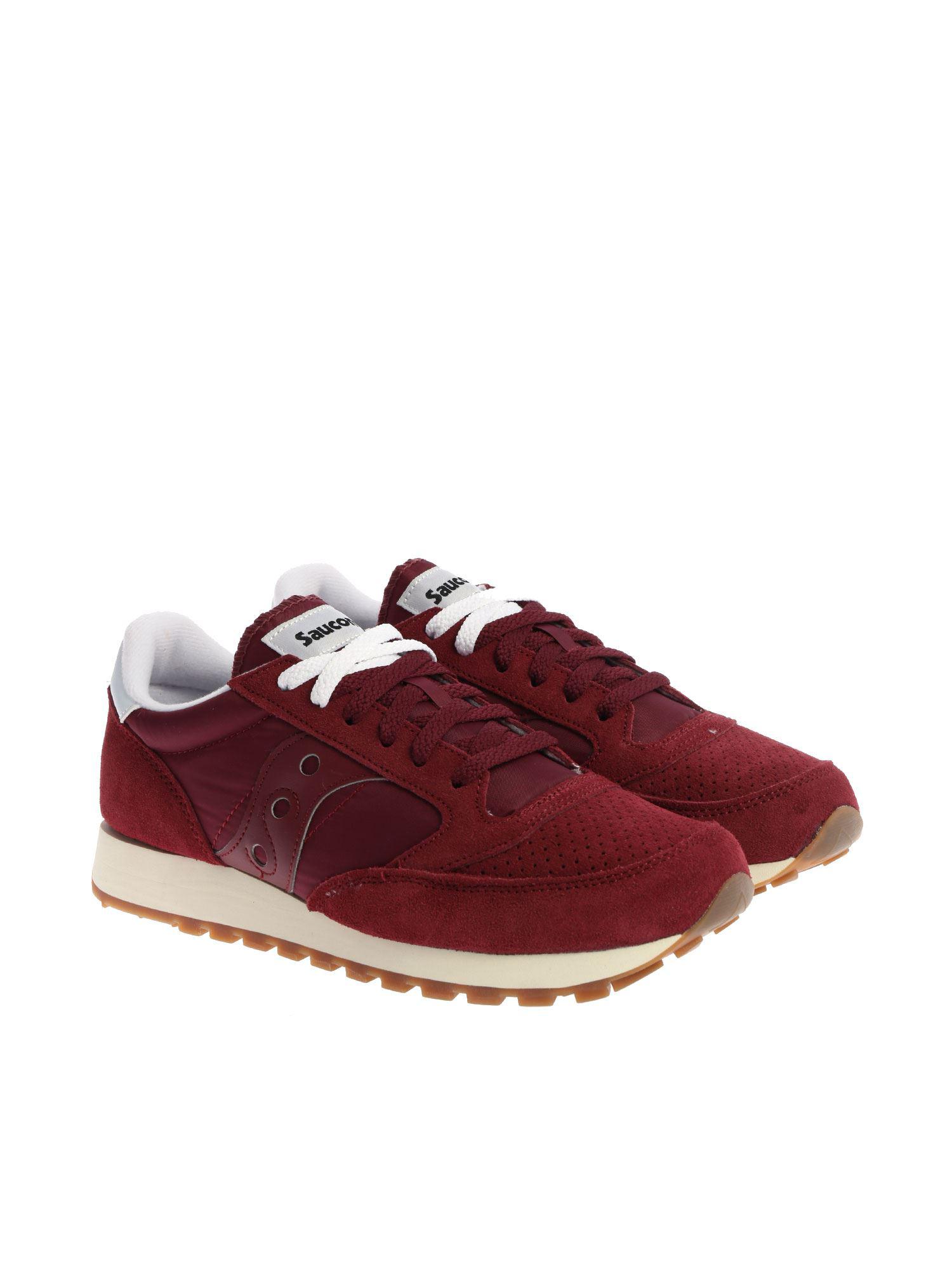 saucony burgundy