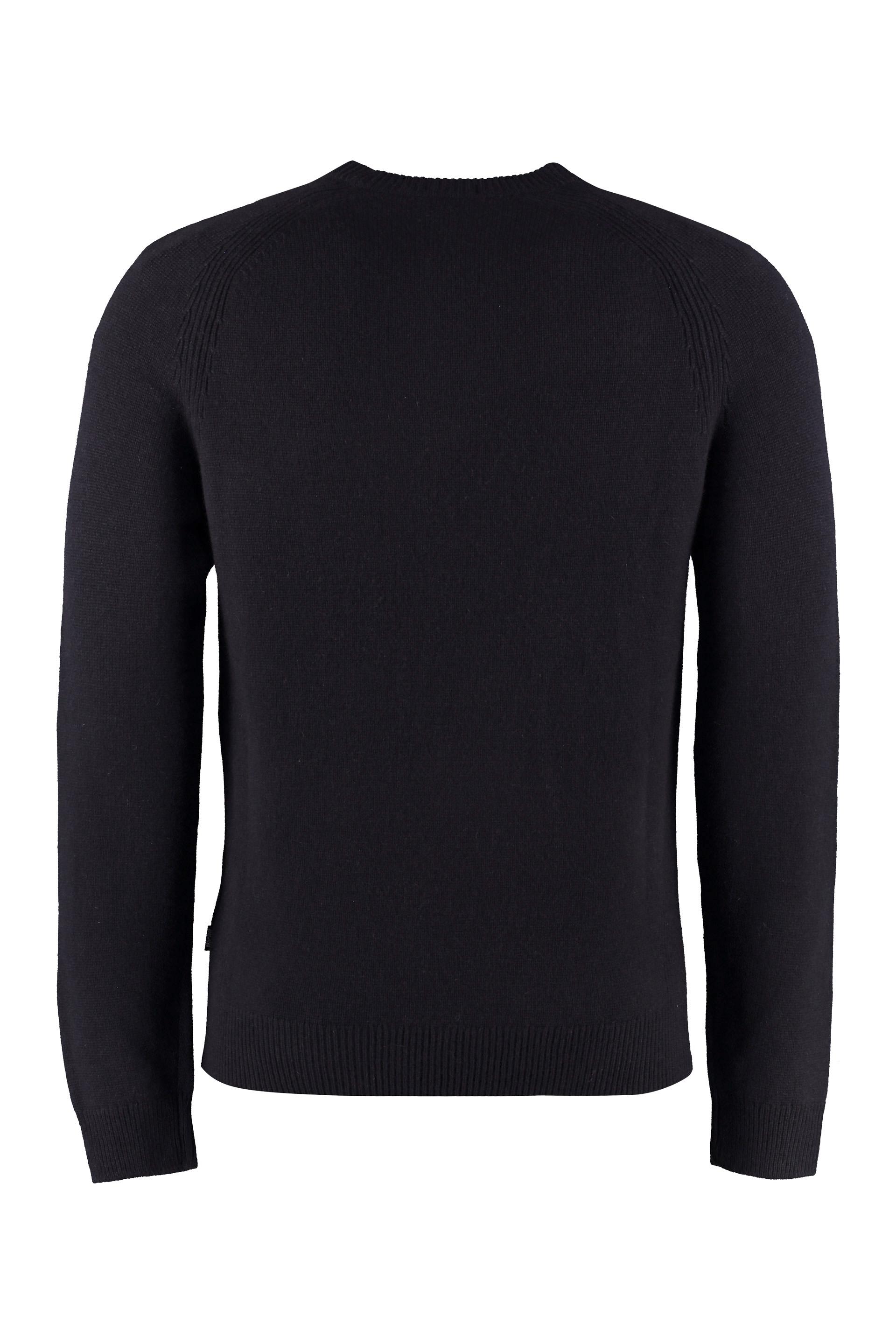 BOSS by Hugo Boss Cashmere Crew-neck Pullover in Blue for Men - Lyst