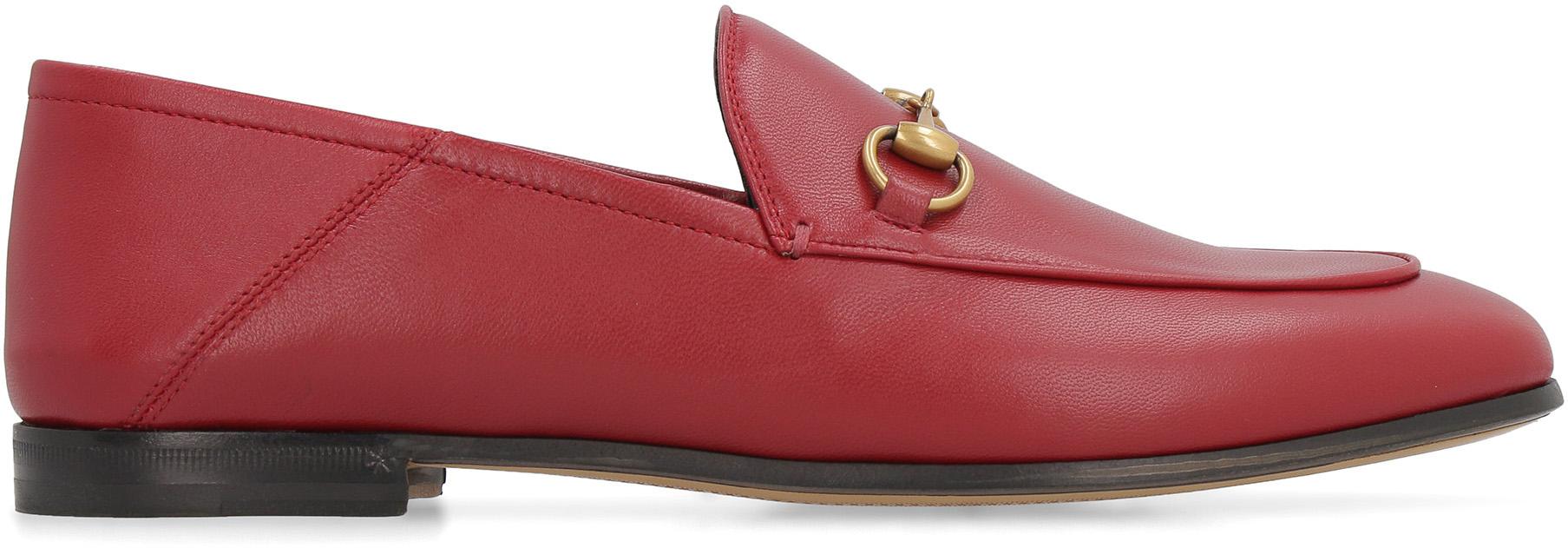 red gucci loafers