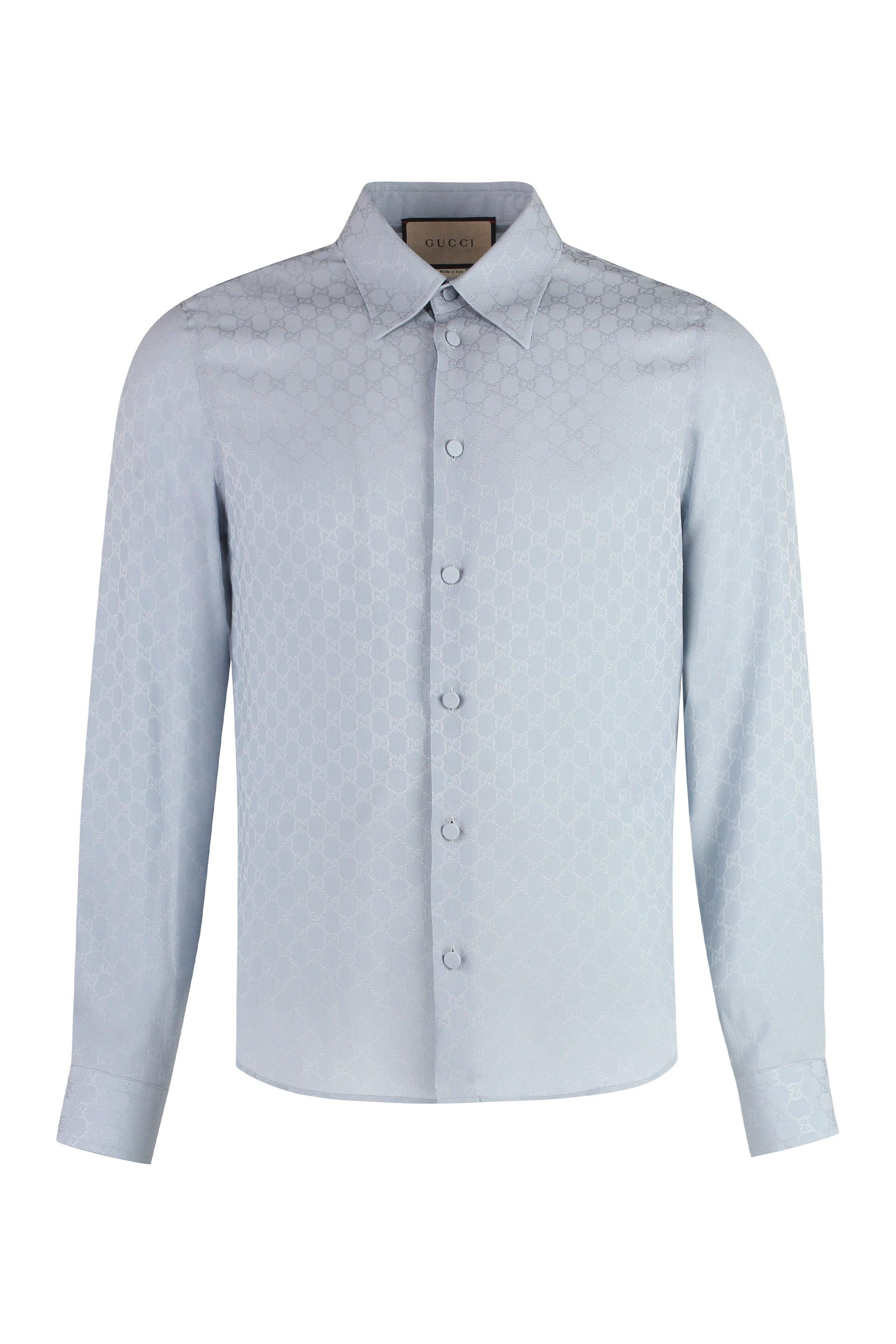 Gucci silk cheap dress shirt