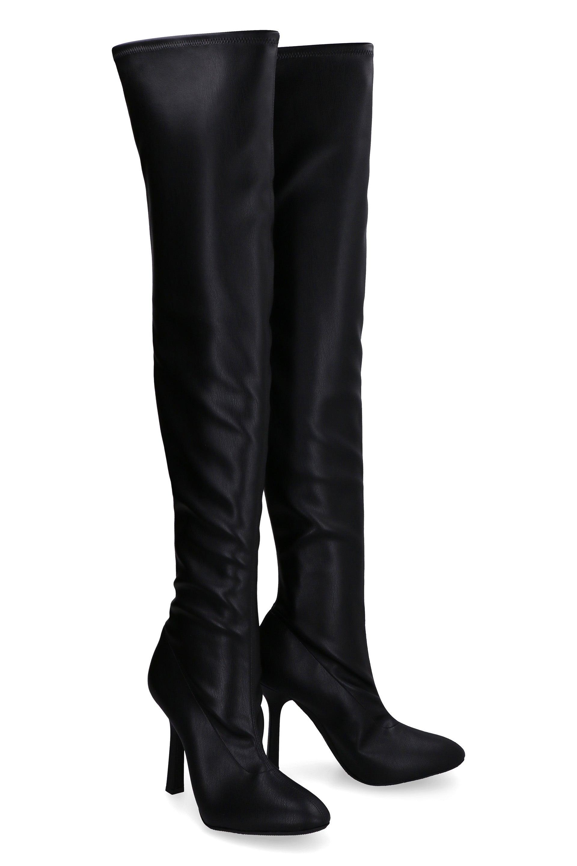 Casadei Over-the-knee Boot in Black | Lyst