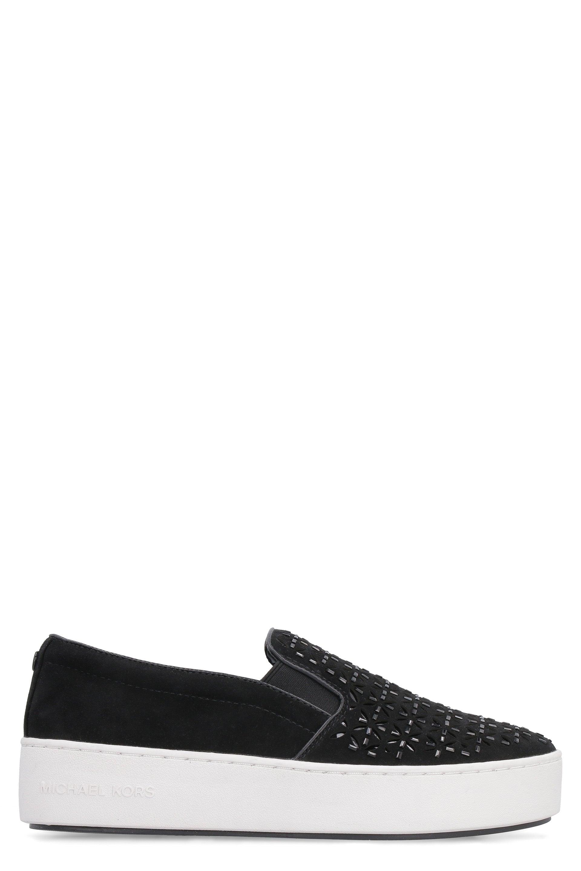 MICHAEL Michael Kors Trent Platform Sneakers in Black | Lyst