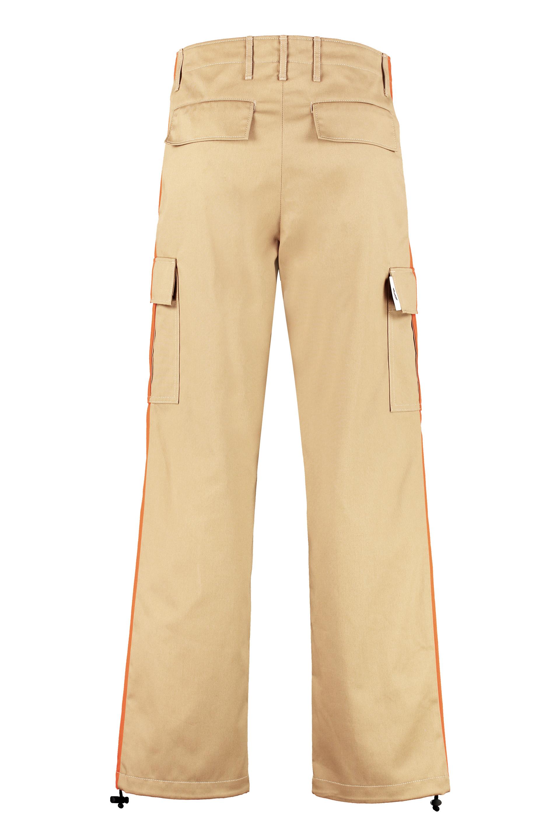 MSGM Cotton Gabardine Cargo Trousers in Beige (Natural) for Men Lyst