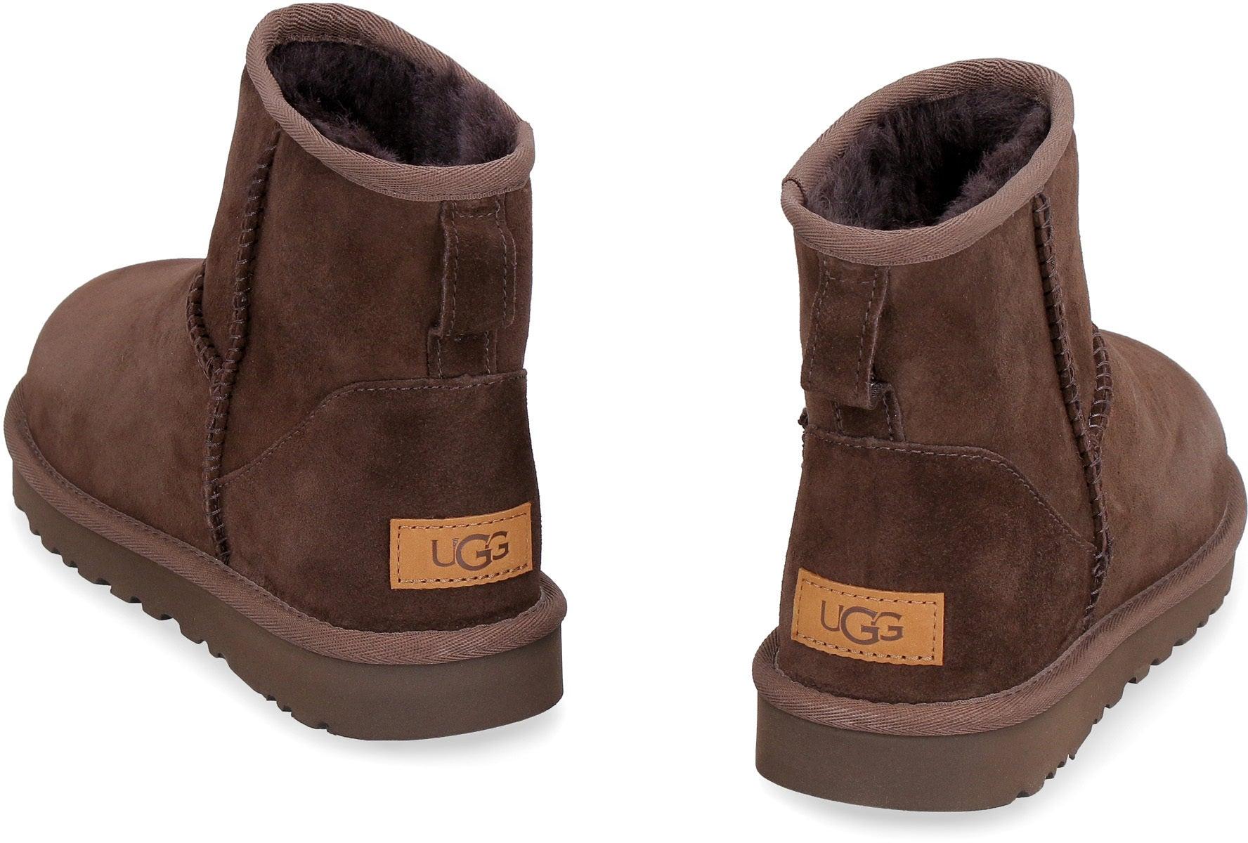 UGG Classic Mini Ii Ankle Boots in Brown | Lyst