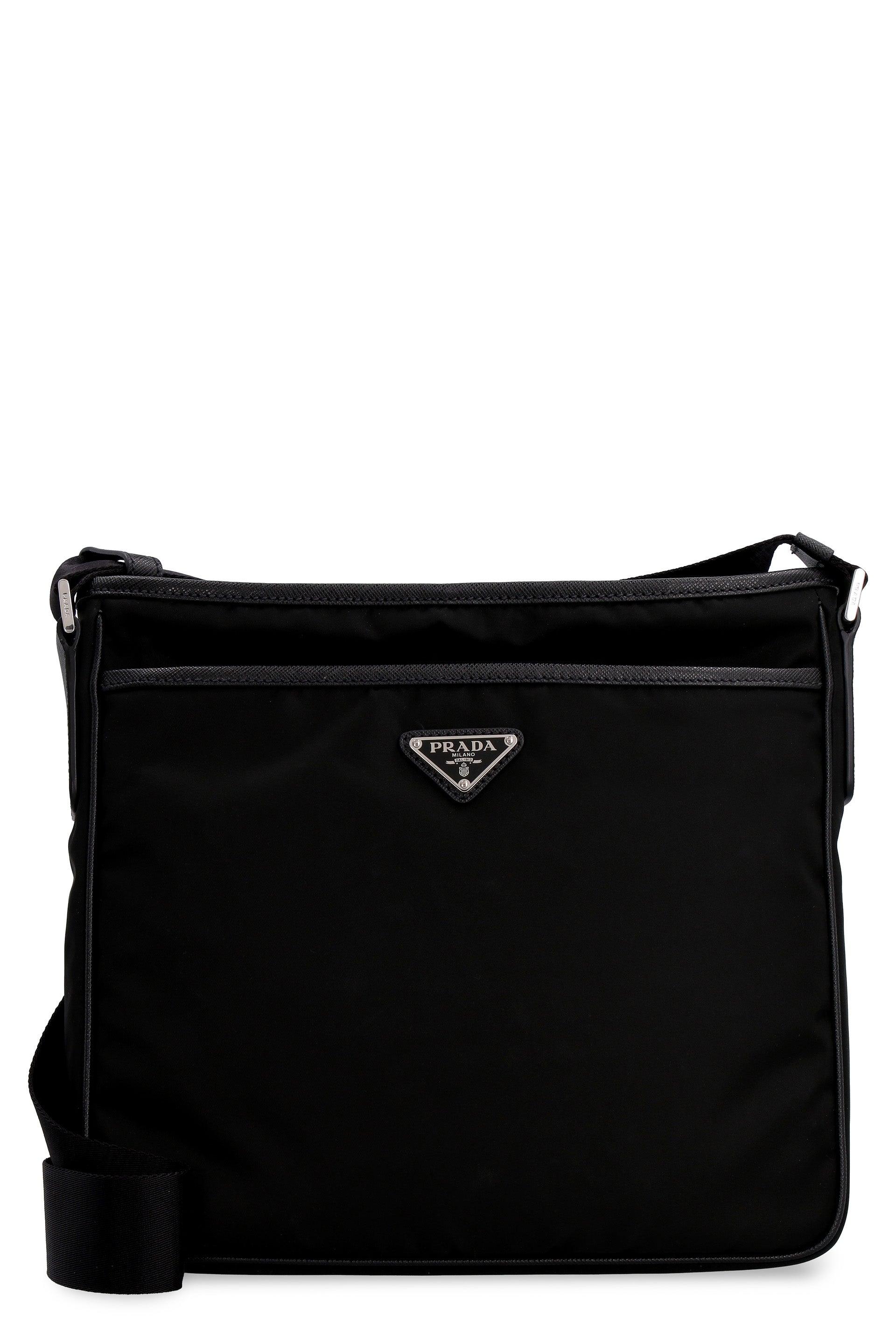 Prada Synthetic Nylon Messenger Bag in Black for Men Lyst