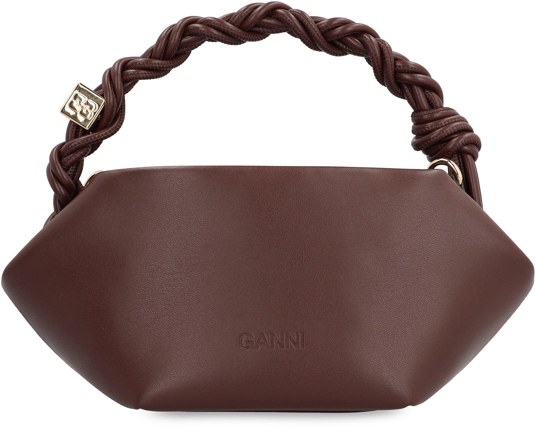 Ganni ■Ganni Bou Bag Mini - Brown【 残りわずか】 Dark Olive Dark Olive Mini GANNI Bou Bag | GANNI