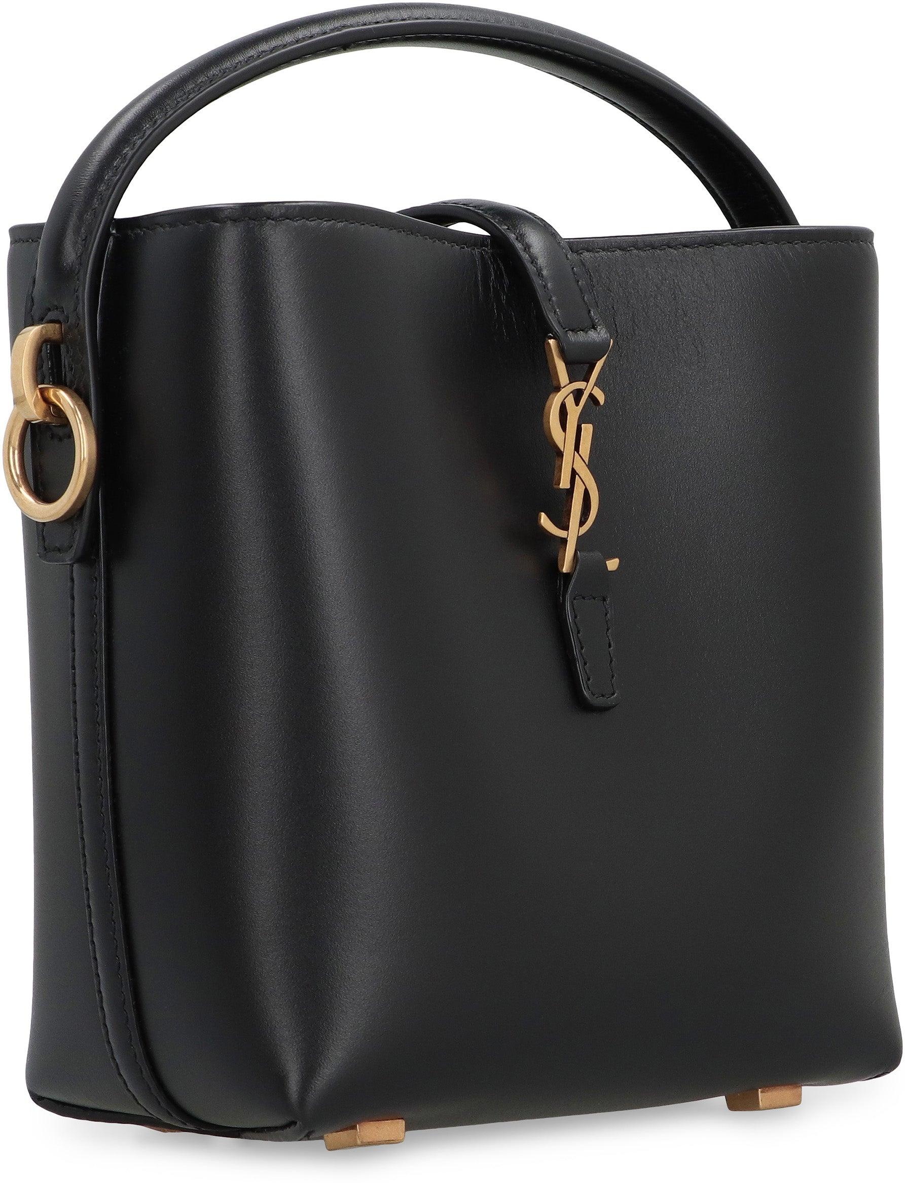 ショルダーバッグ・ポシェット Saint Laurent Leather bucket bag SAINT LAURENT - Leather bucket bag | Leam Roma - Luxury