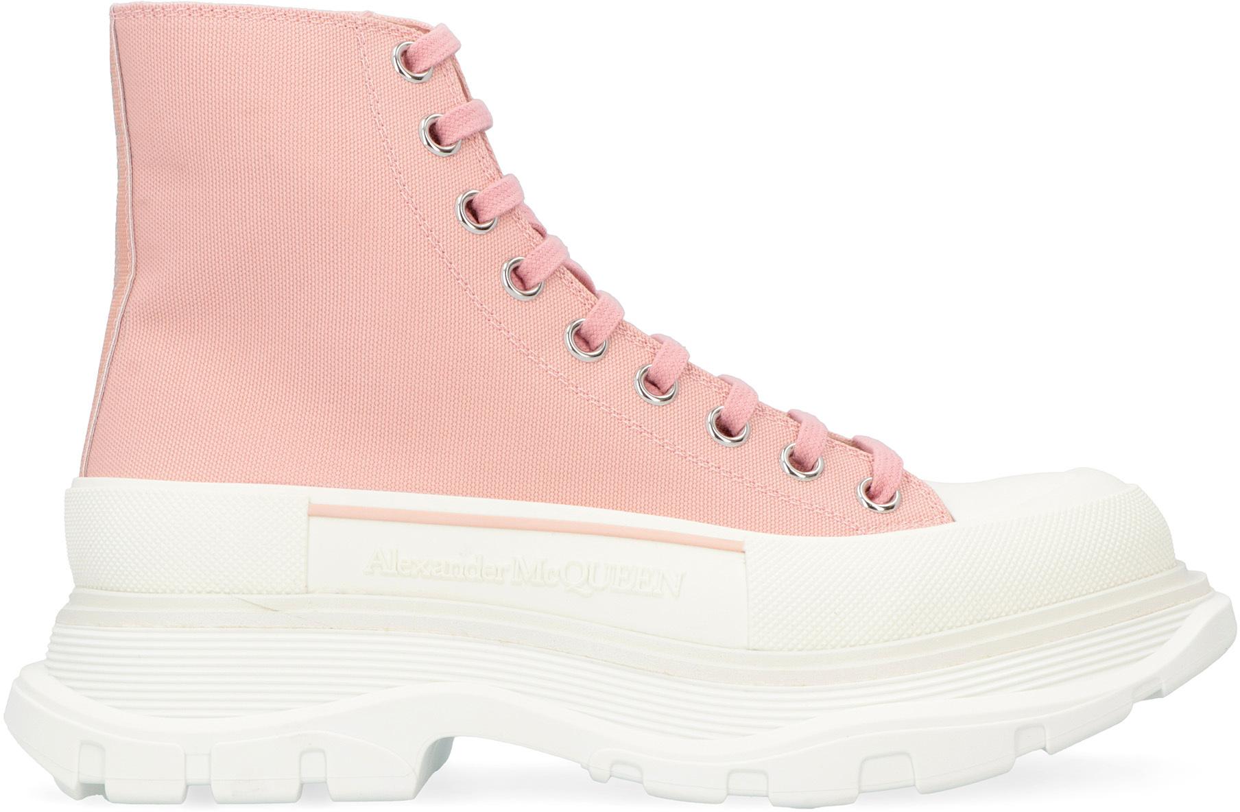 pink alexander mcqueen sneakers