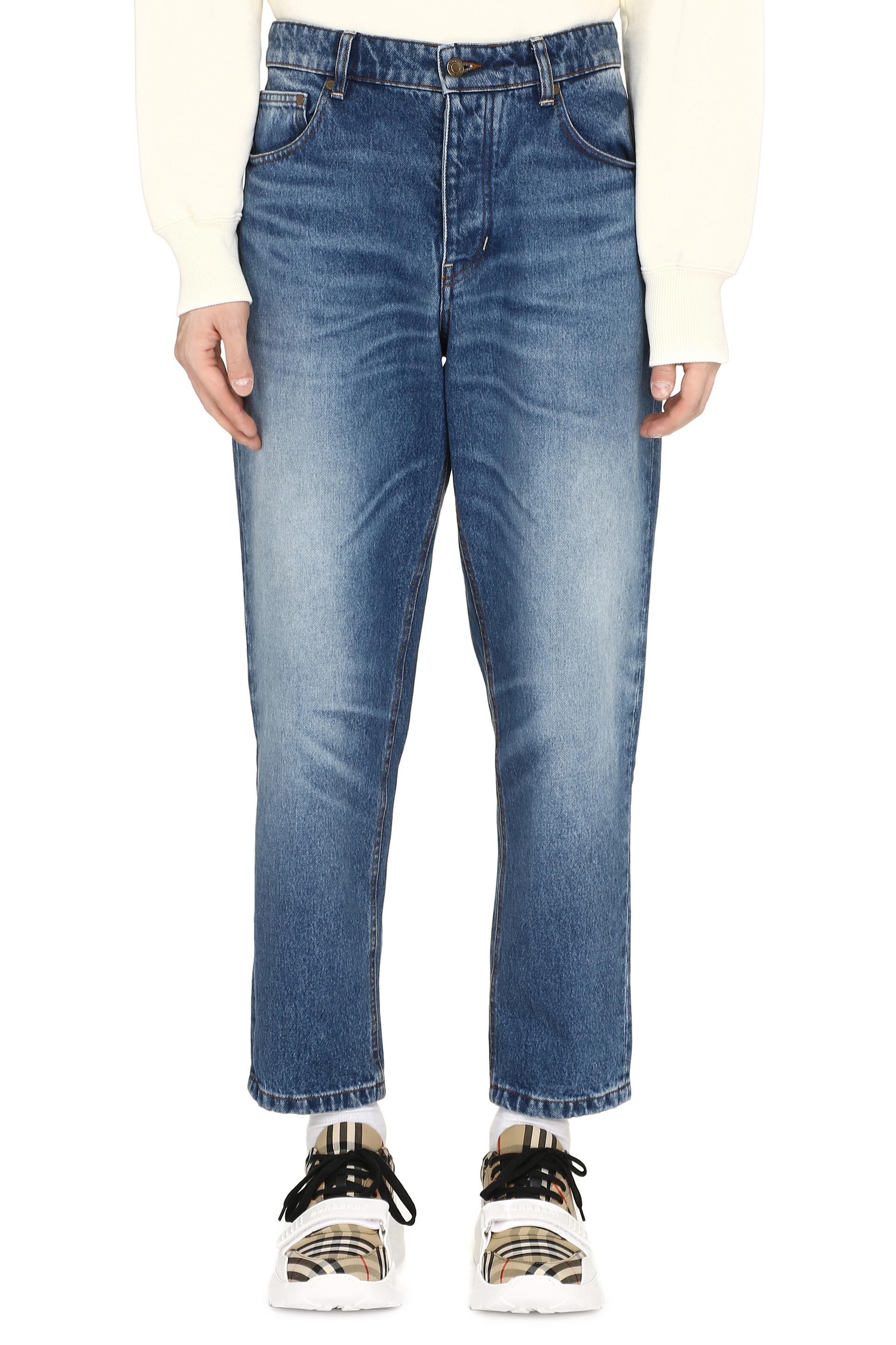 AMI Denim Carrot-fit Jeans in Denim (Blue) for Men - Lyst