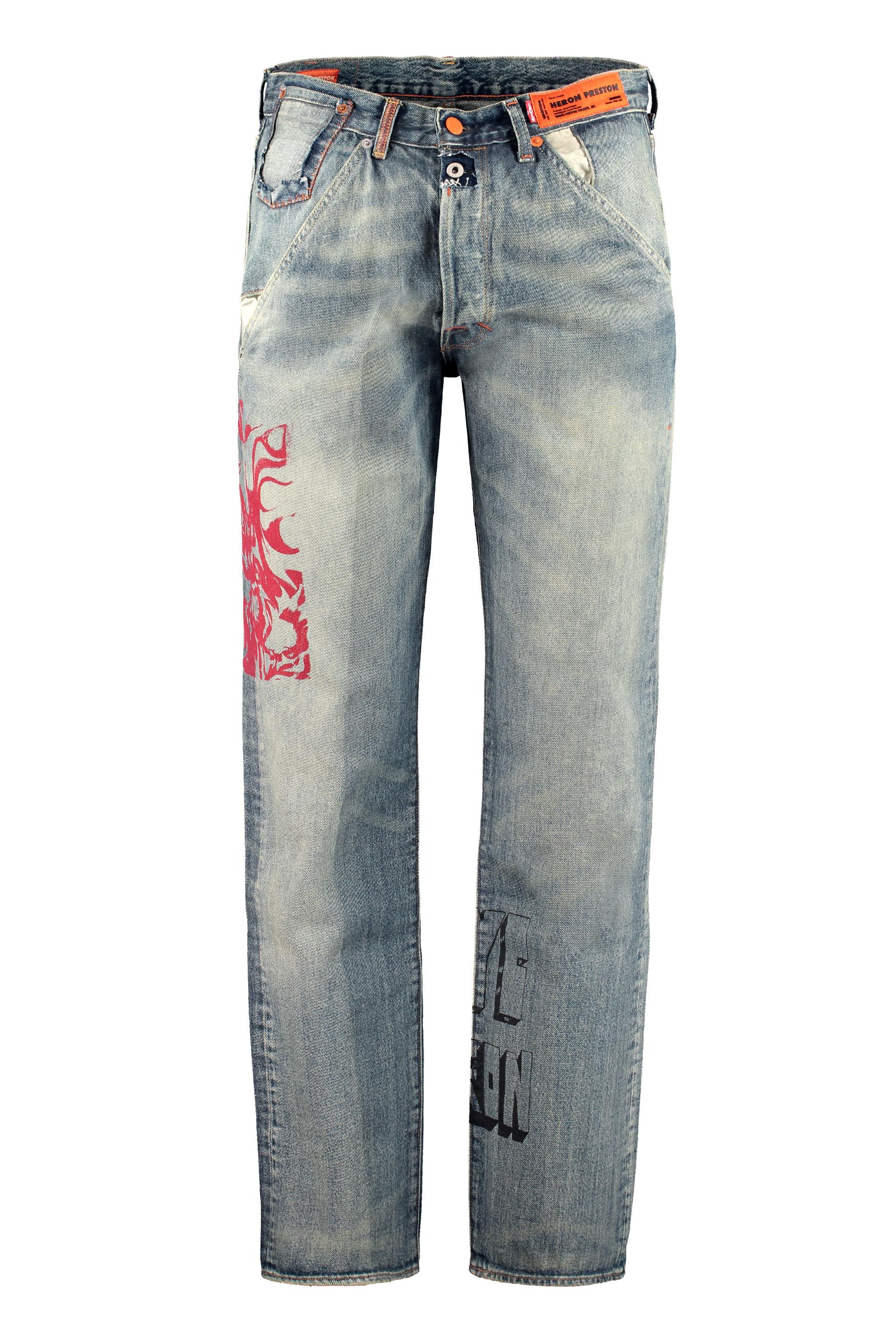 Heron Preston 501 Jeans - X Levi's in Blue for Men | Lyst