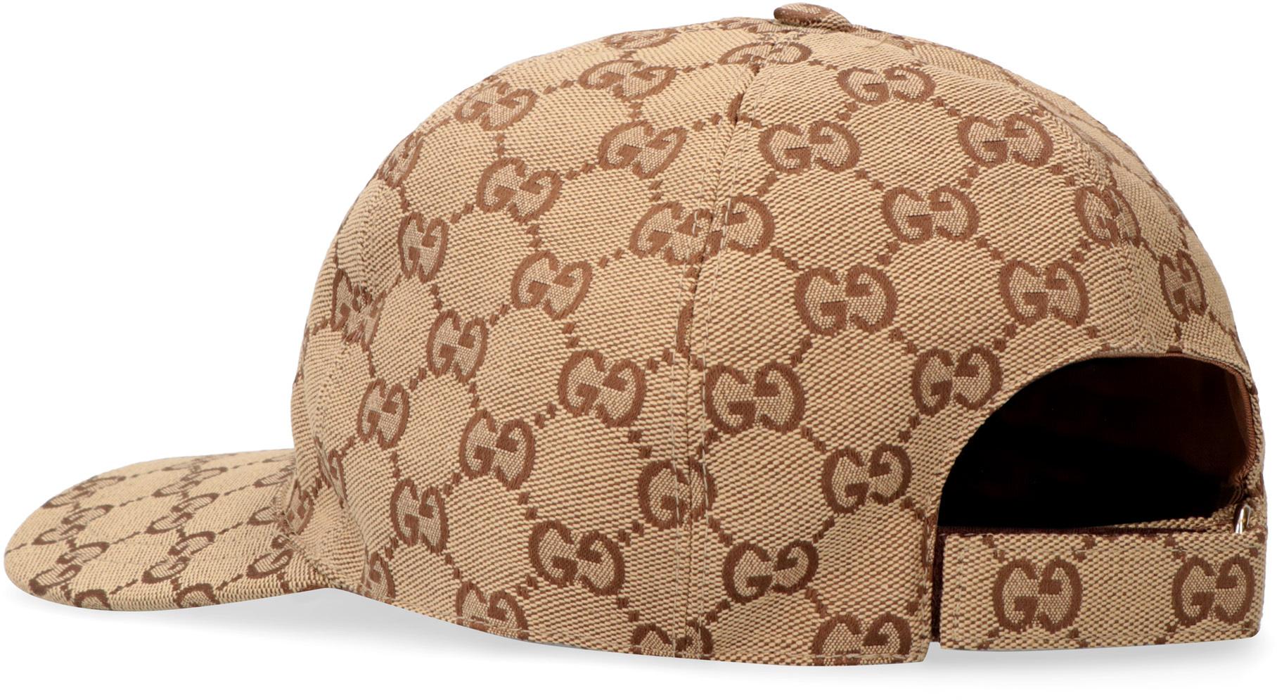 GUCCI Appliquéd Logo-Jacquard Canvas Baseball Cap for Men in 2023