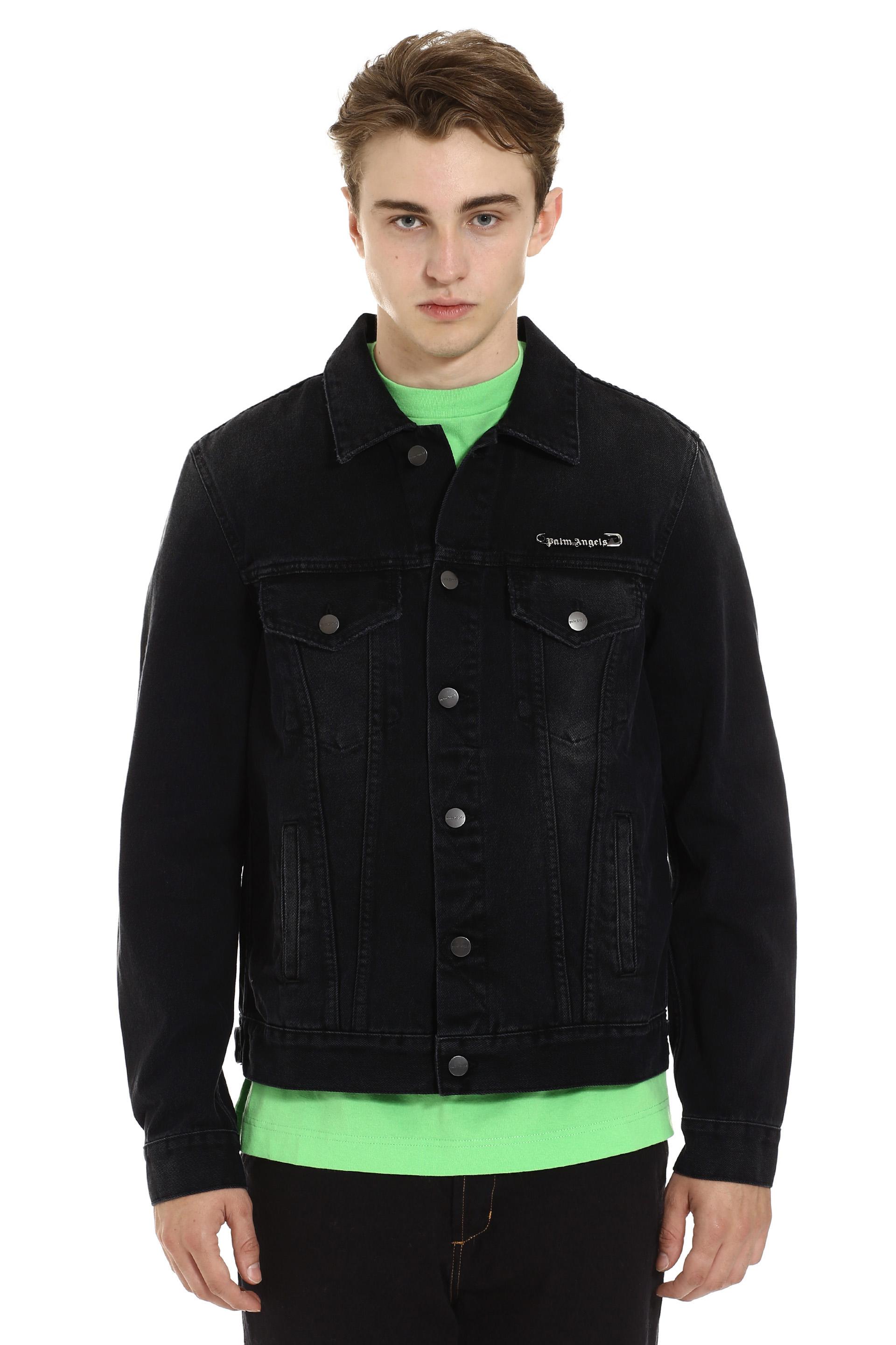 mens palm angels denim jacket