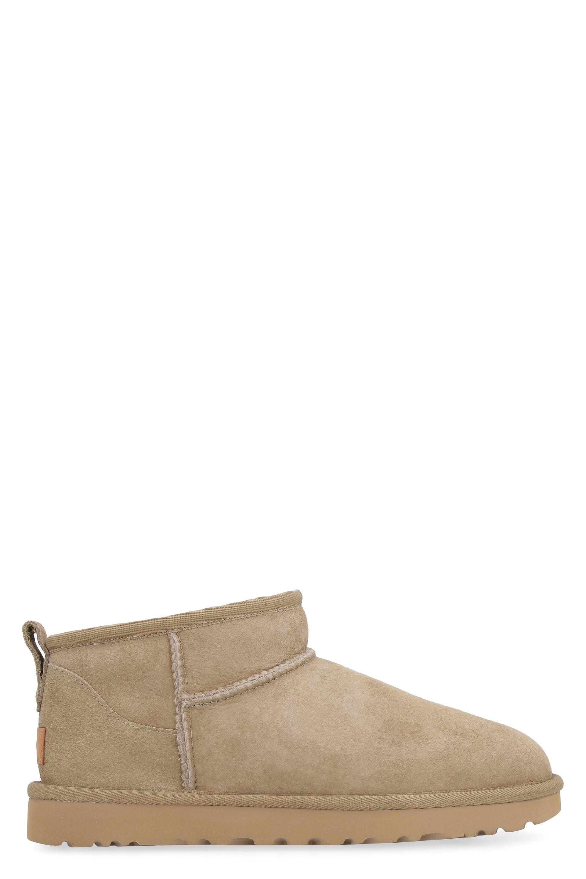 UGG Fleece Classic Ultra Mini Ankle Boots - Save 9% | Lyst
