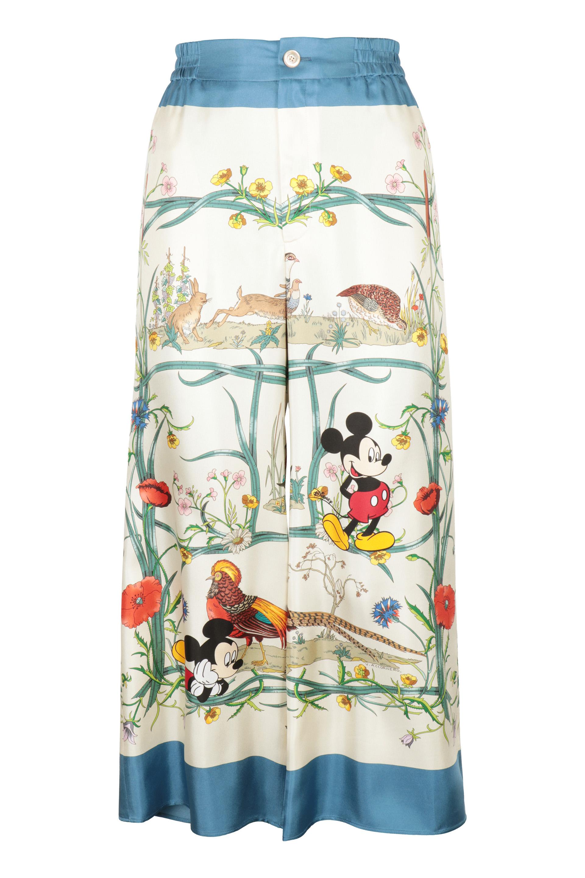 Pantaloni in seta Disney xGucci in Seta | Lyst