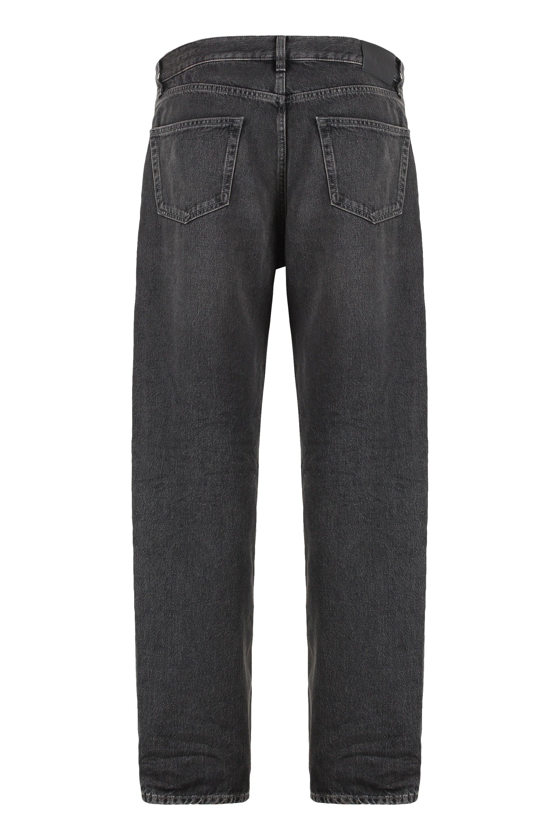 Saint Laurent black jeans 黒デニム Saint Laurent Slim-Fit Distressed Denim Jeans Black Men's - US