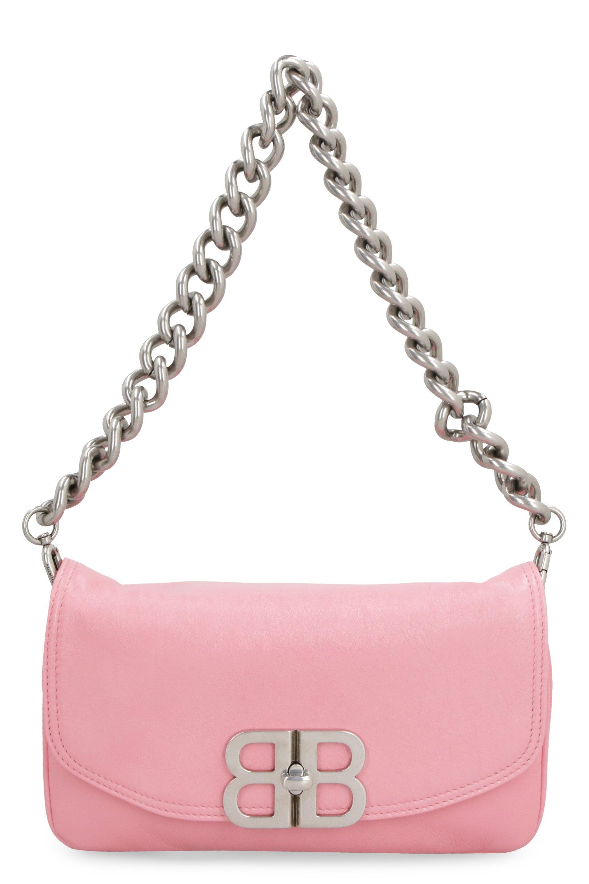 Balenciaga Flap Bb Soft Leather Crossbody Bag in Pink Lyst UK