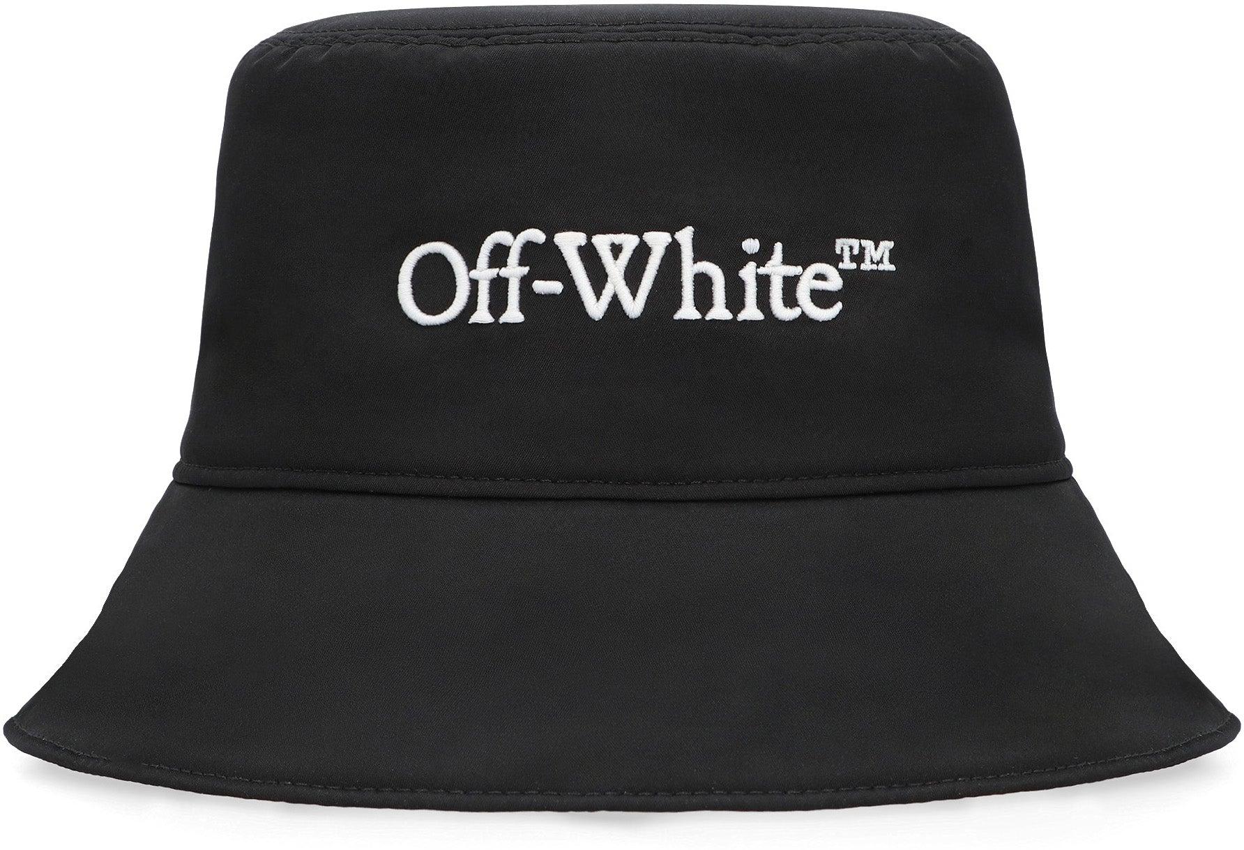 NEW OFF-WHITE women\'s virgil abloh arrow bucket hat in black Off-White Embroidered Logo Bucket Hat | Saks Fifth Avenue main image 2