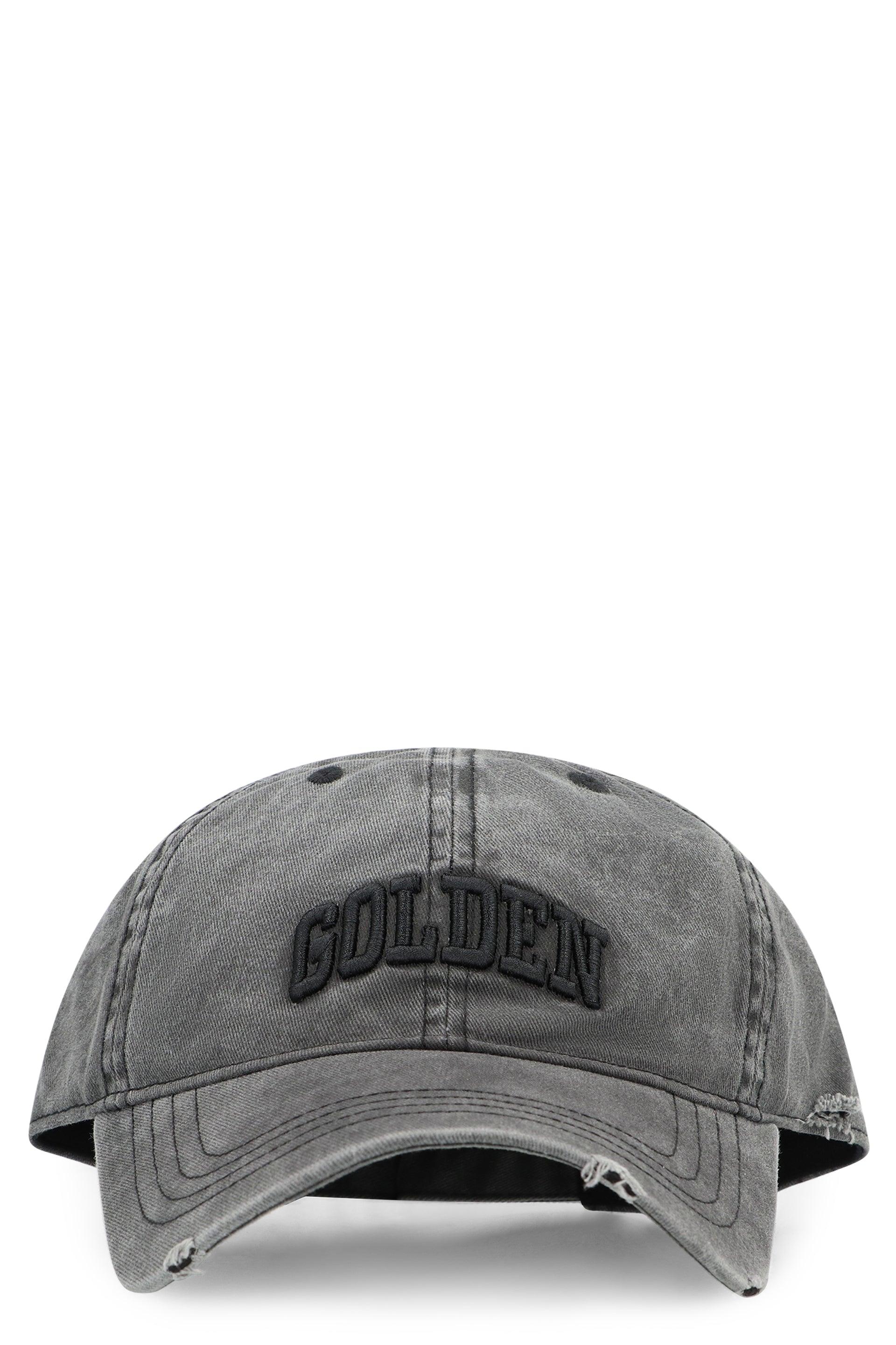 Golden Goose Logo Baseball Cap in Gray for Men | Lyst