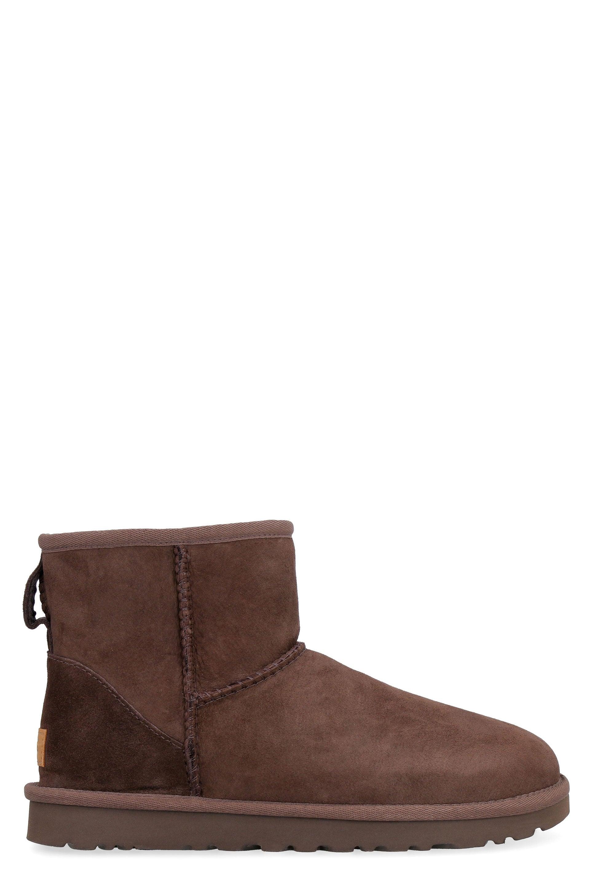 UGG Classic Mini Ii Ankle Boots in Brown | Lyst