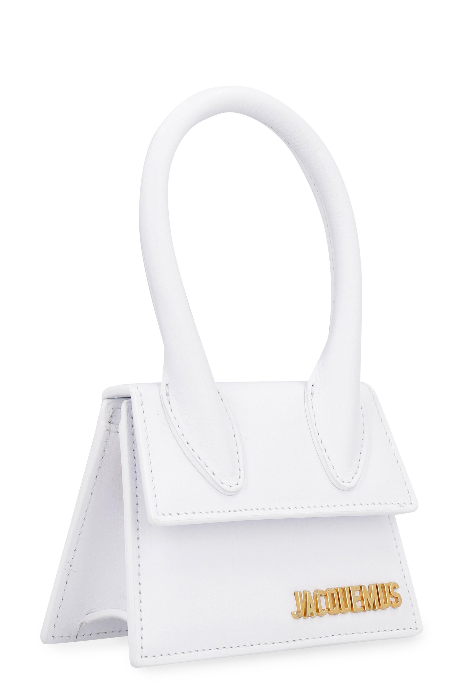 Jacquemus Le Chiquito Leather Top-handle Bag in White | Lyst