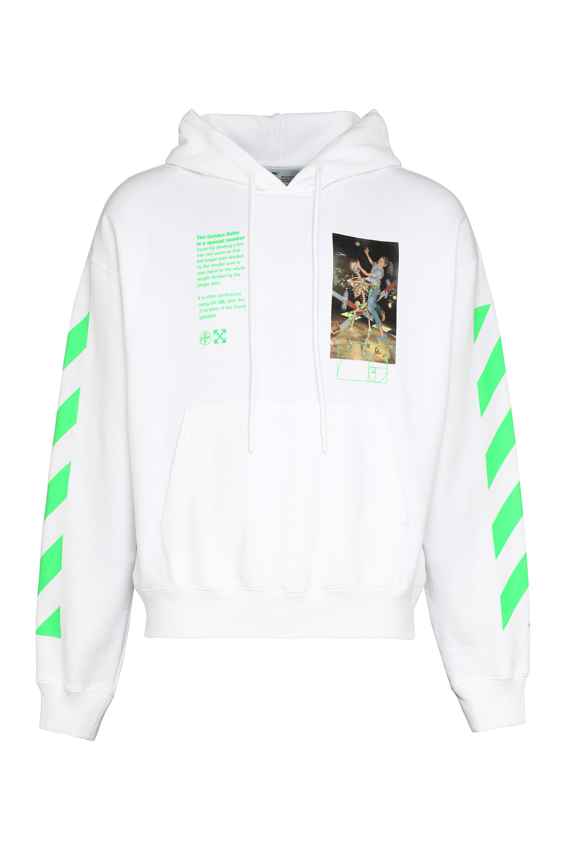 white graphic jumper