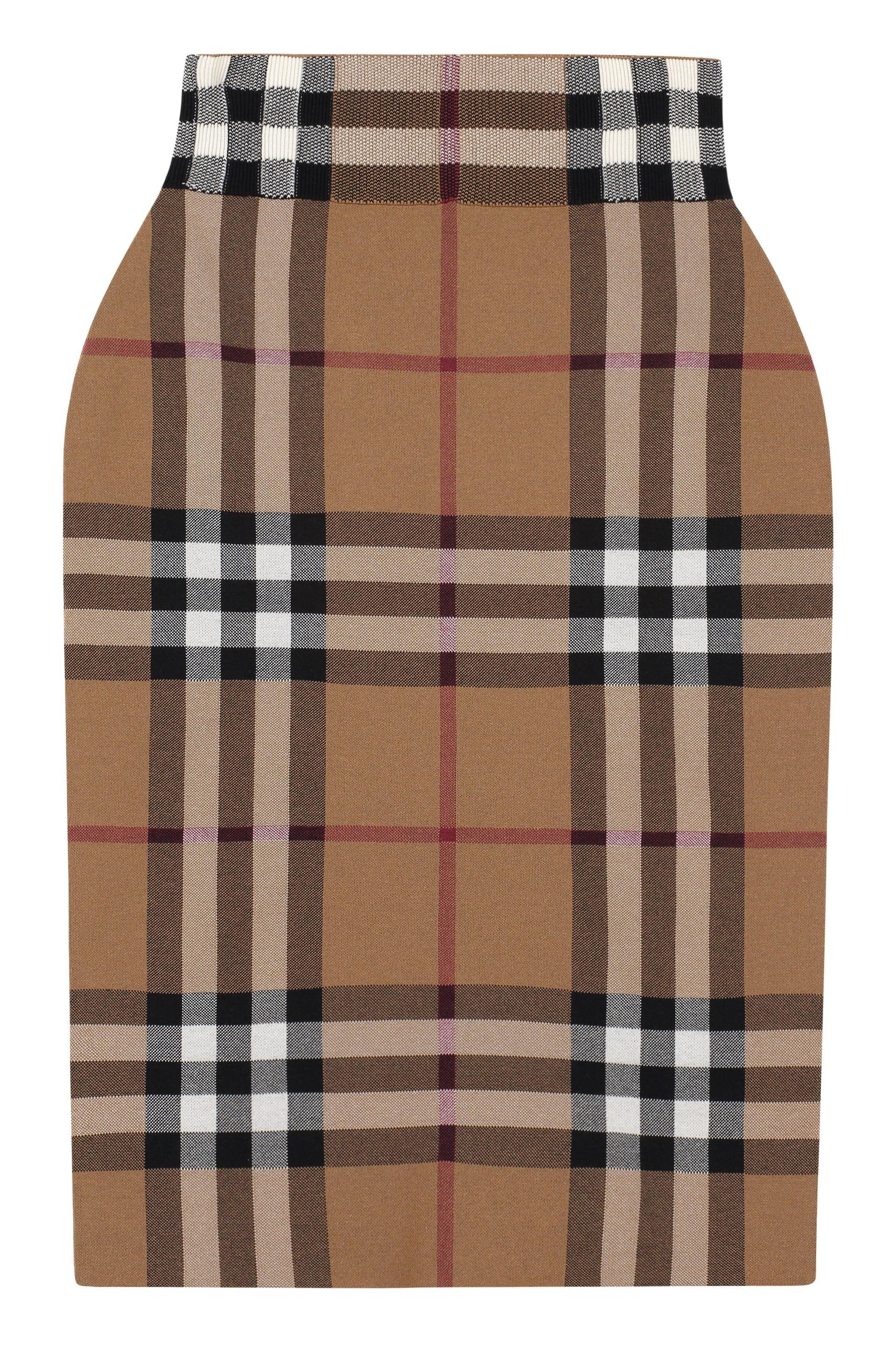 Burberry Knit Pencil Skirt | Lyst
