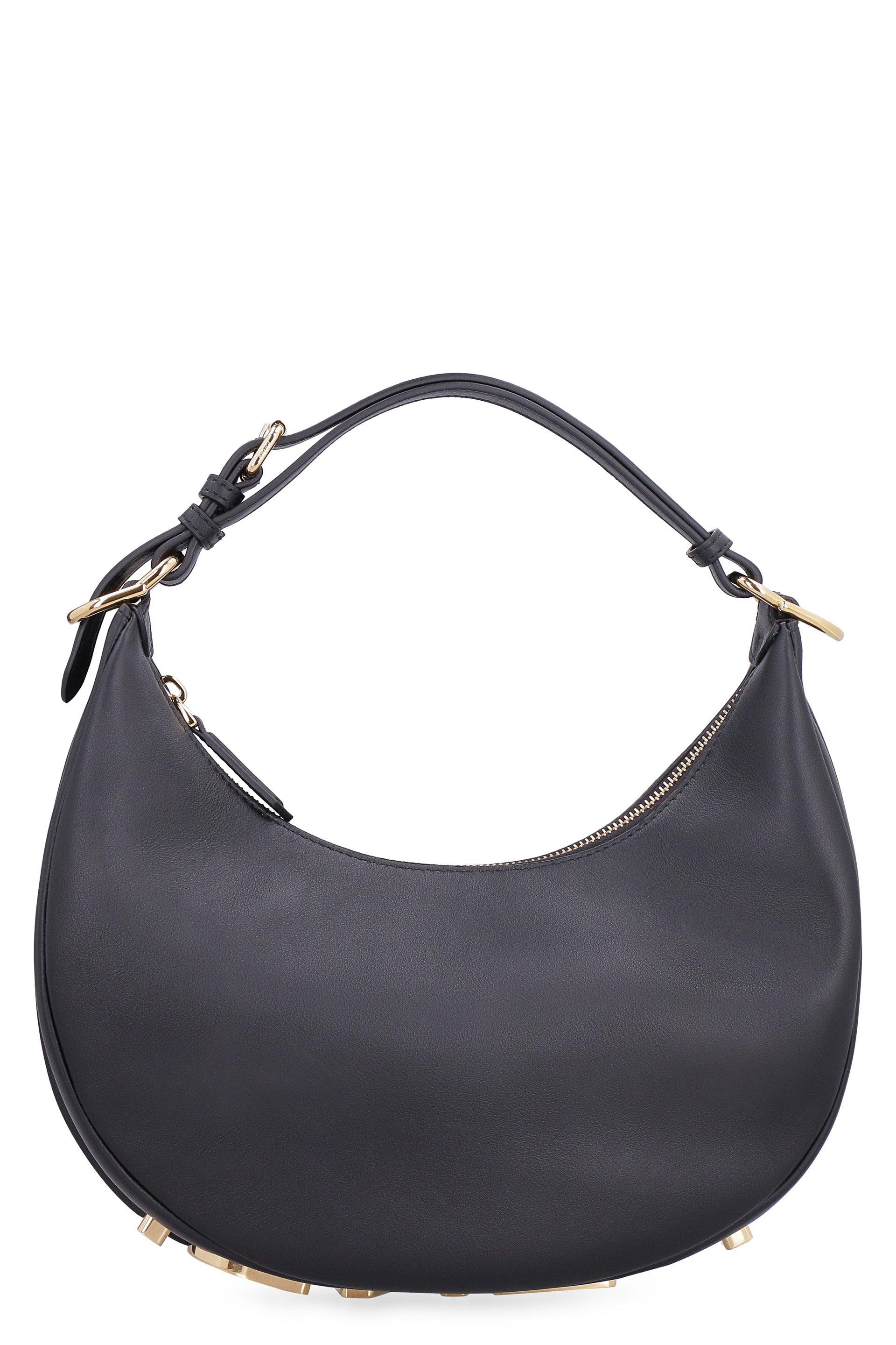Fendi Graphy Leather Shoulder Bag in Blue | Lyst