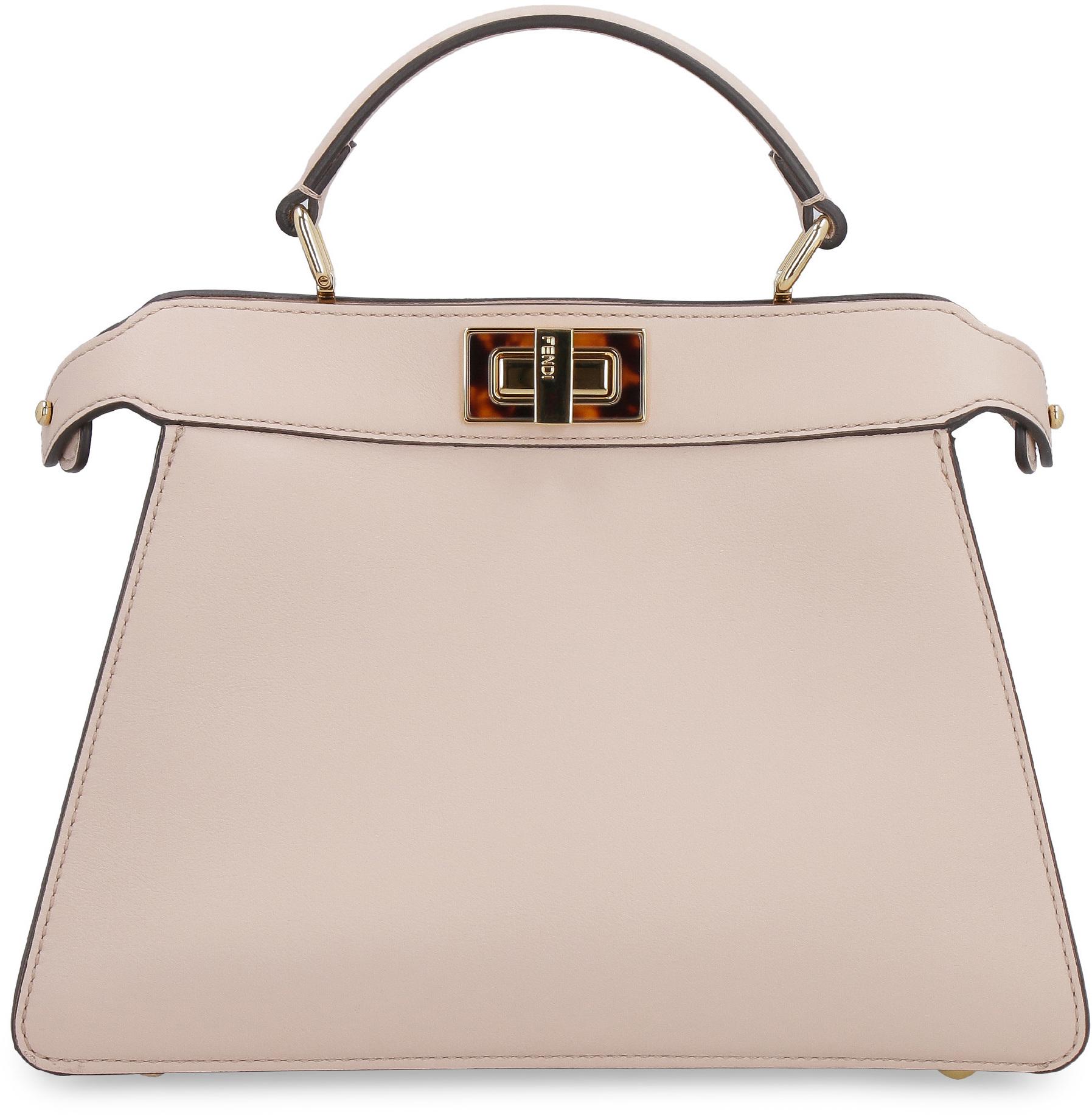 Fendi Peekaboo Iseeu Leather Small Bag in Pink | Lyst