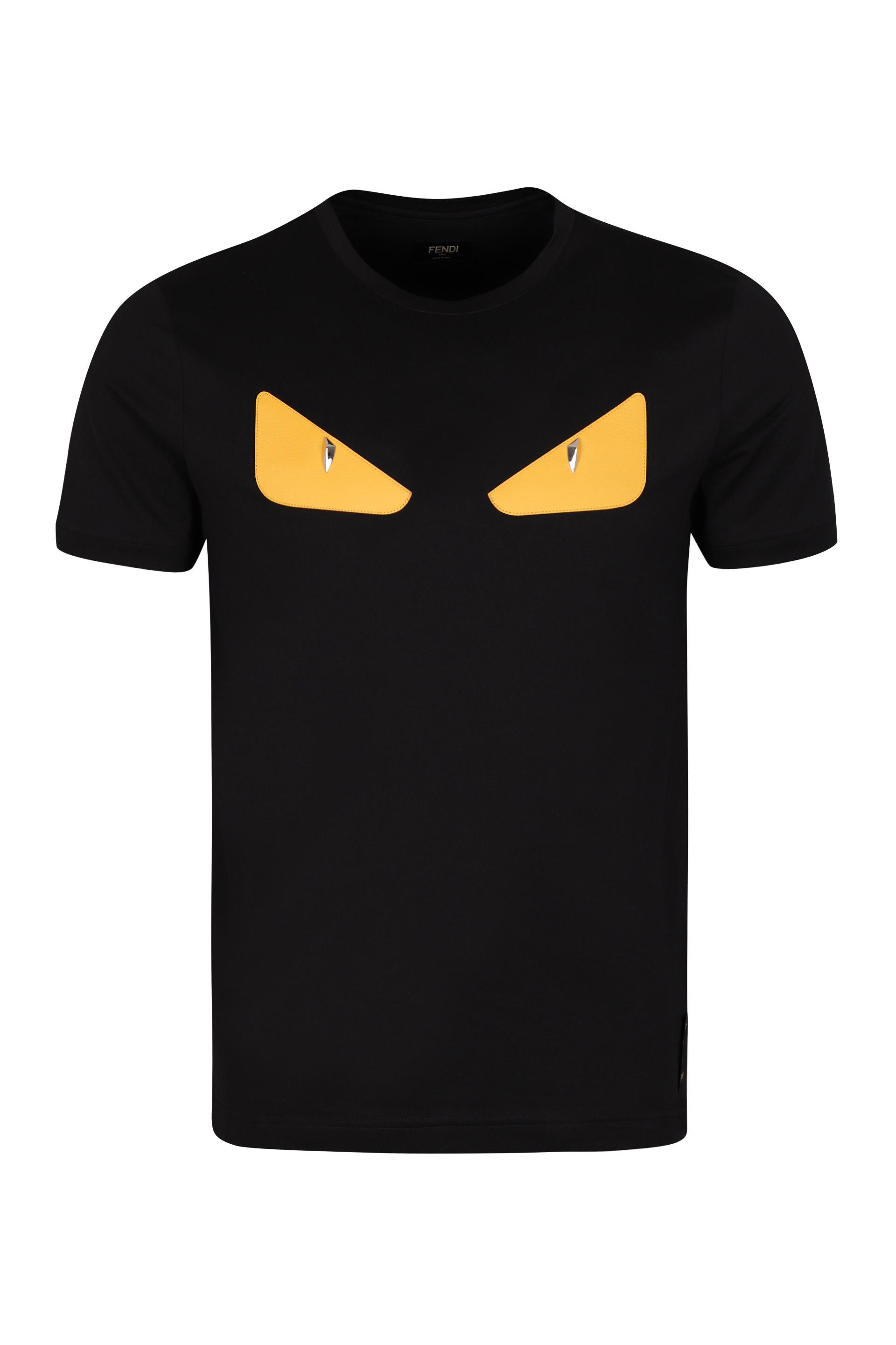 Fendi Cotton Bag Bugs T-shirt in Black for Men | Lyst