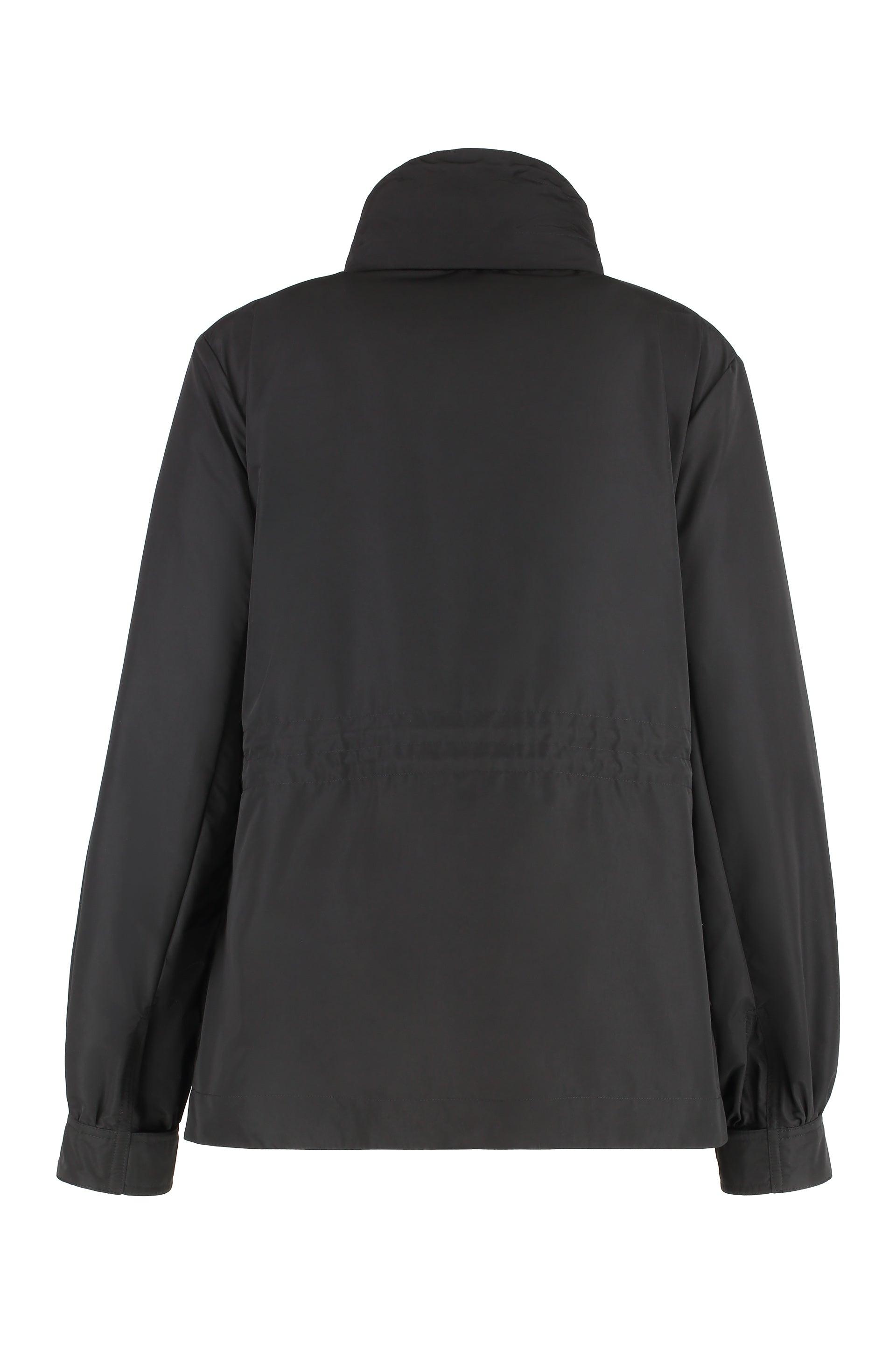 【関税＆送料込み】Moncler Enet Techno Fabric Jacket Moncler Enet Techno Fabric Jacket in Black | Lyst